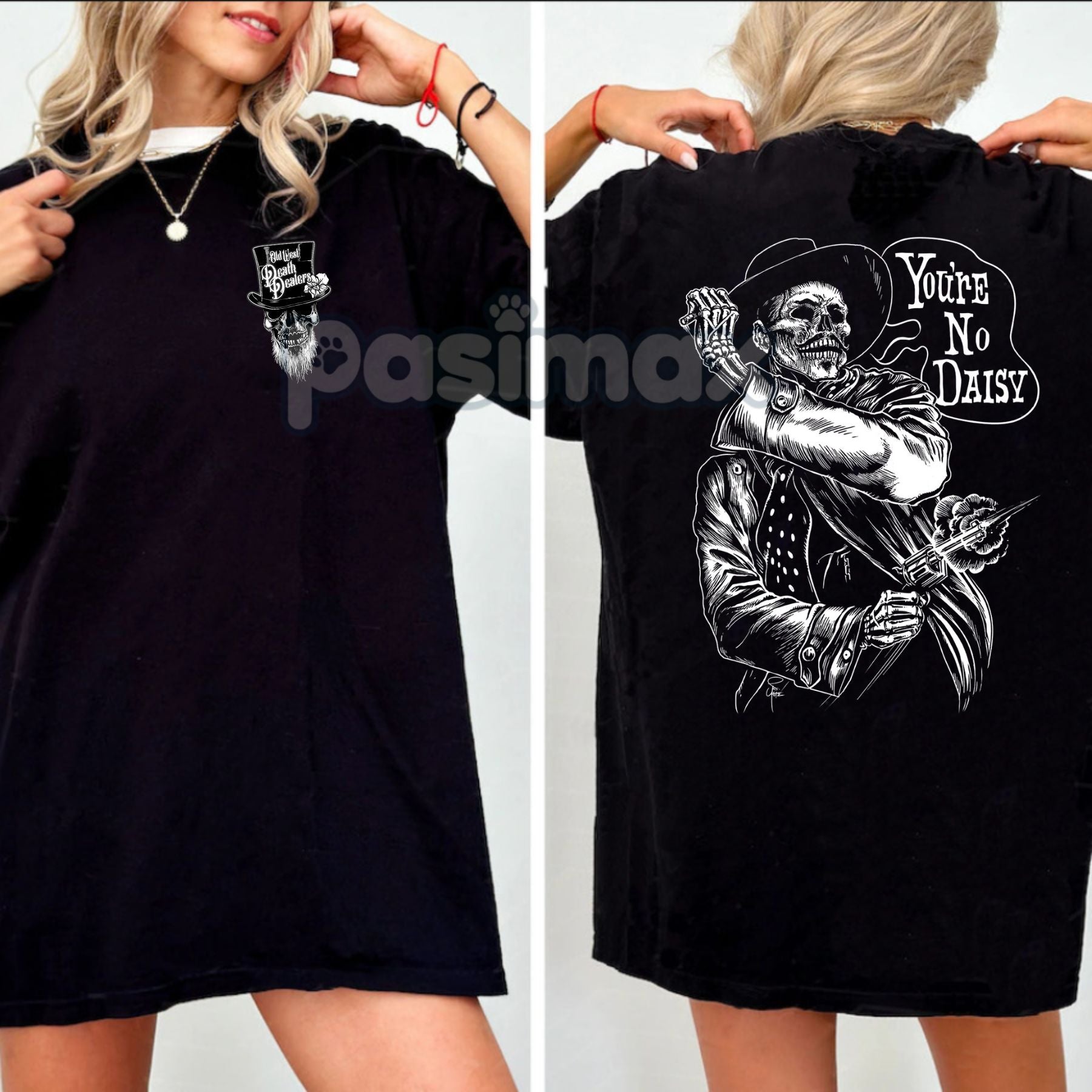 Pasimax Doc Holliday "No Daisa" T-Shirt — side view