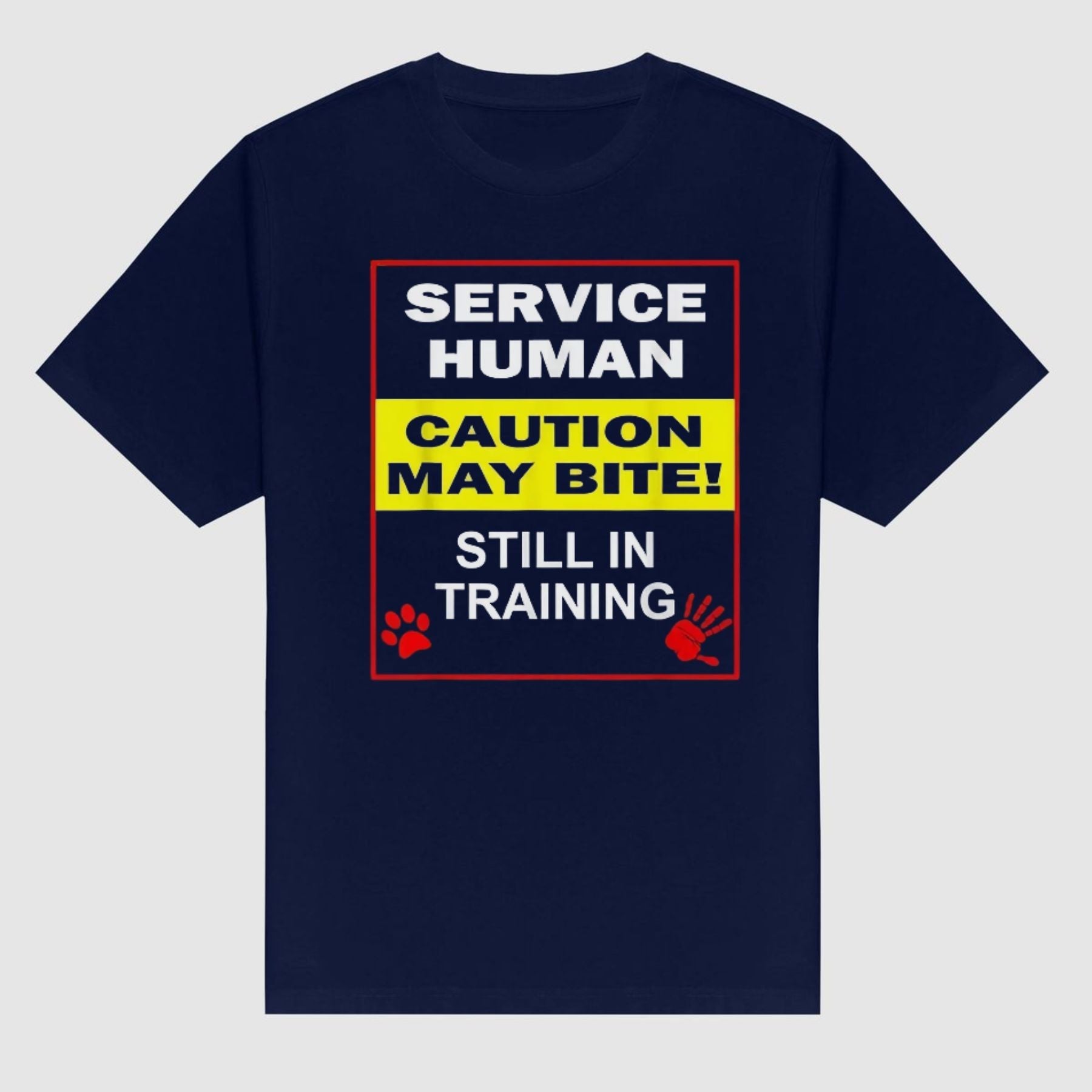 Pasimax "Emotional Support Human Do Not Pet" T-Shirt - Funny Service Dog Love Tee, Summer Gift for Dog Owners — detail close-