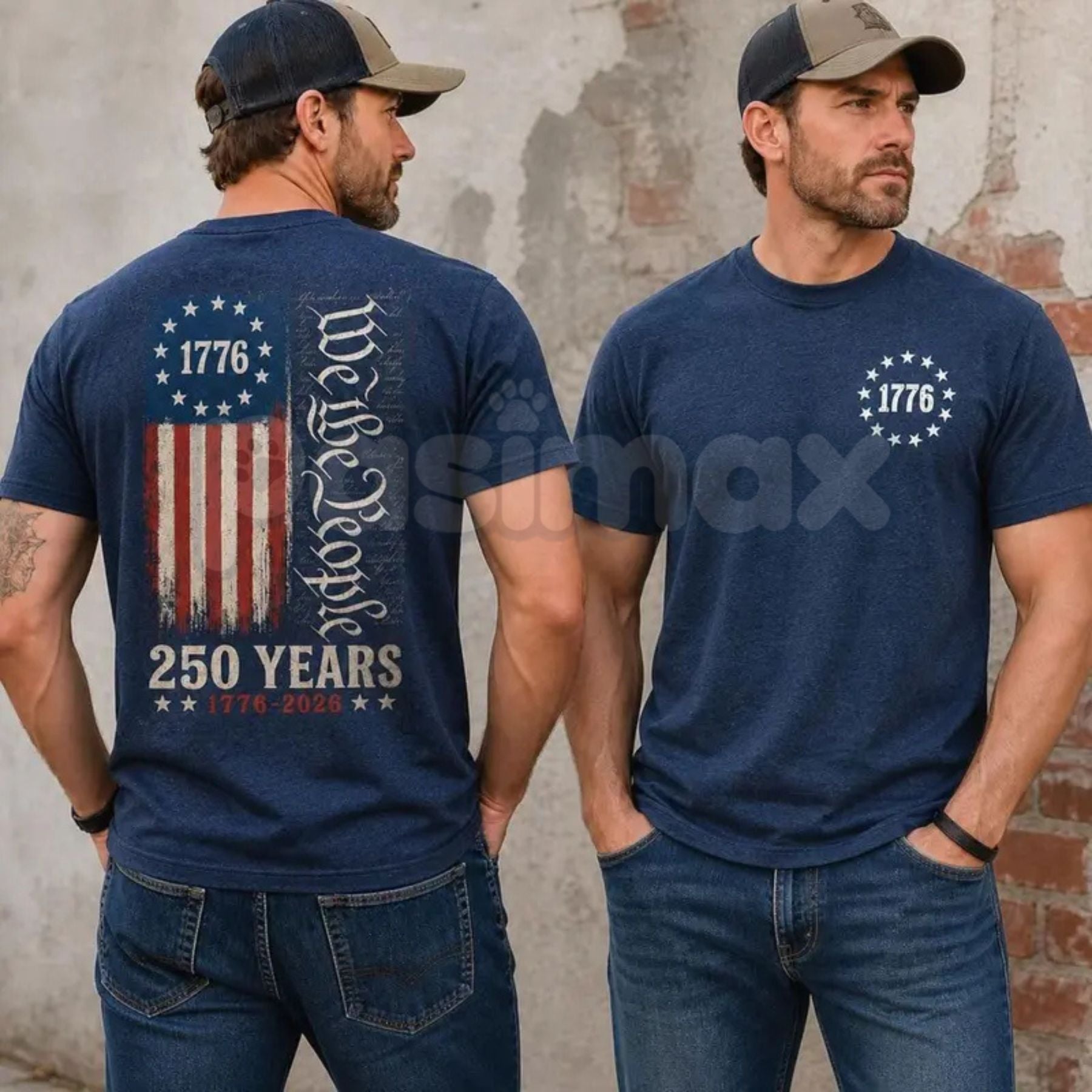 "We The People" 250th Anniversary USA T-Shirt – Commemorative 1776 to 2026 Constitution Graphic Tee
