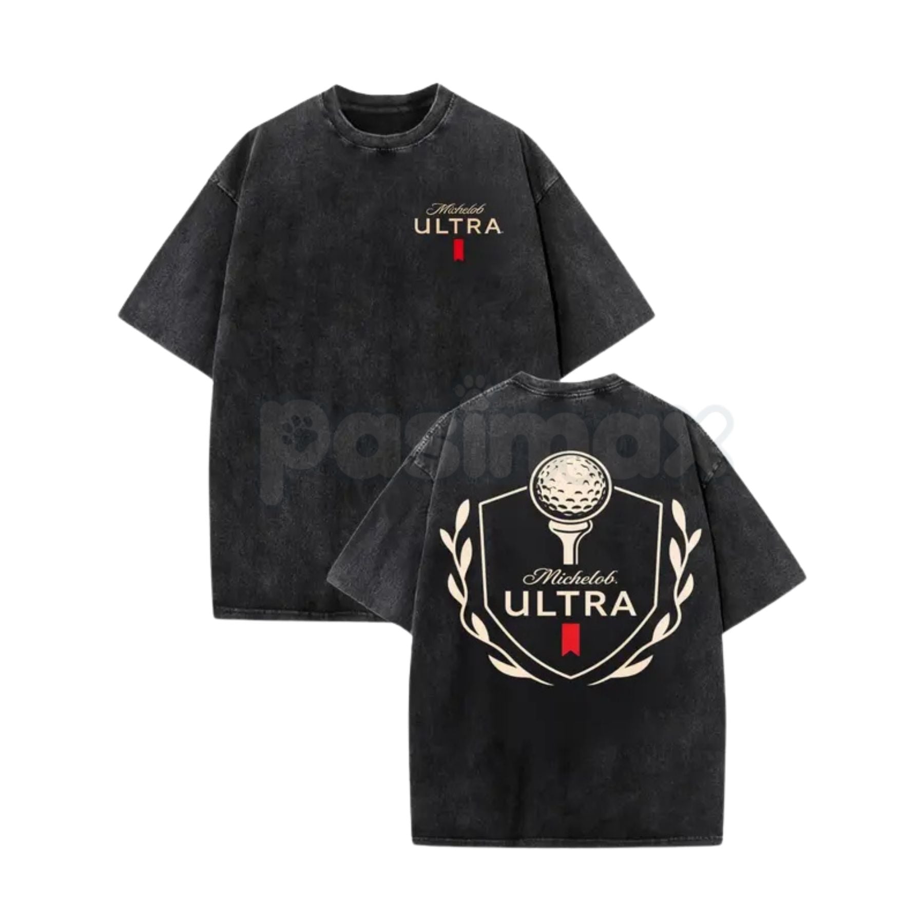 Michelob Ultra Golf Ball T-Shirt – Vintage Distressed Graphic Tee, Lightweight 19th Hole Cotton Streetwear Top