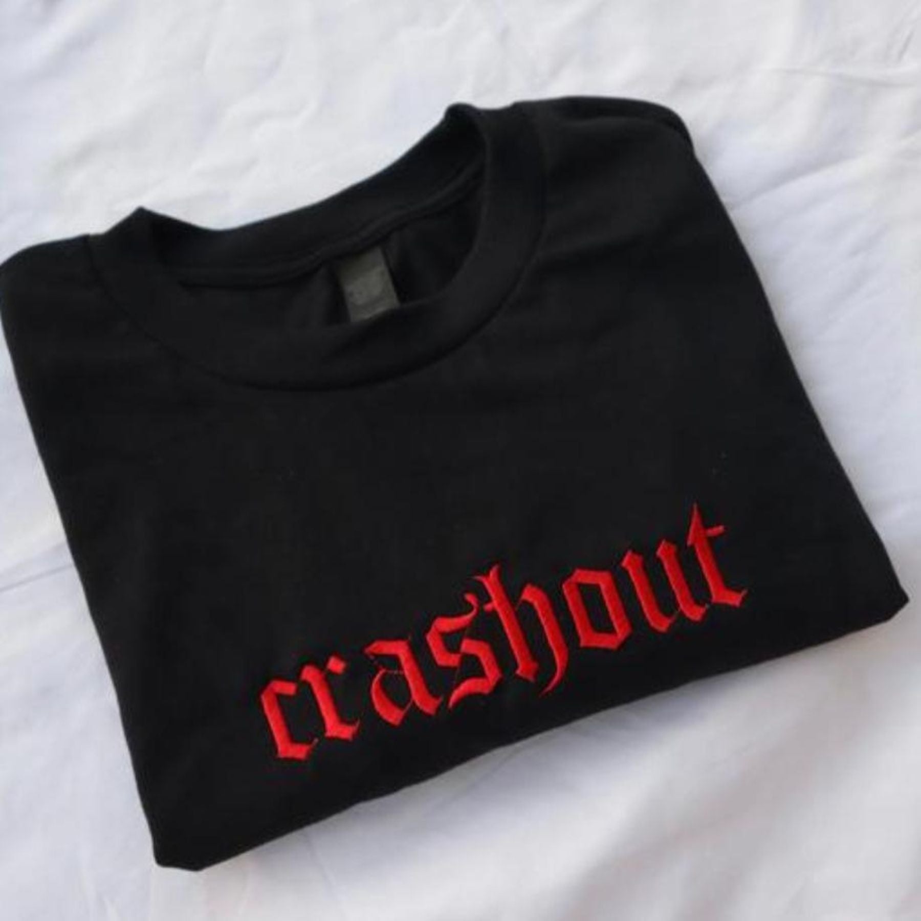 Pasimax "Crashout" Embroidered T-Shirt — lifestyle context