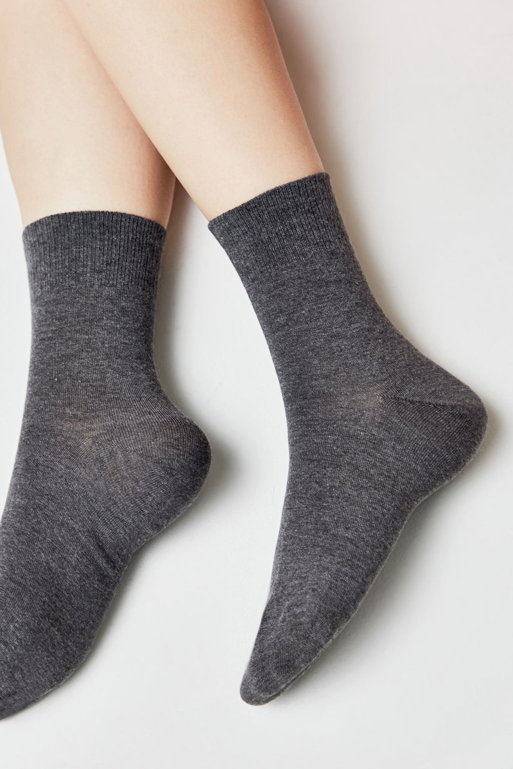 TheRanok.com Viscose and Angora Socks Conte Comfort 000 — product on model