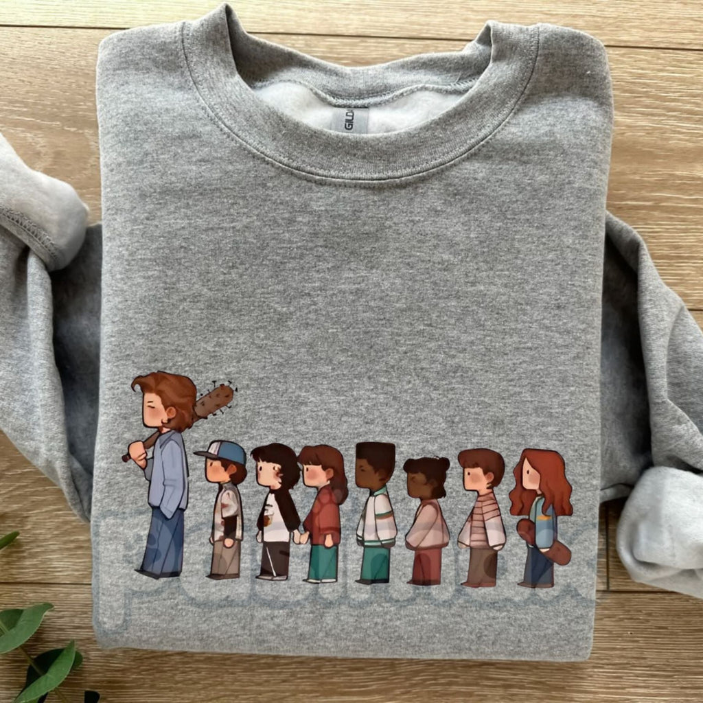 Pasimax Stranger Steve and Seven Dwarfs Shirt Sweatshirt | Funny Stranger Things Disney Mashup Jumper | Steve Harrington Pop 