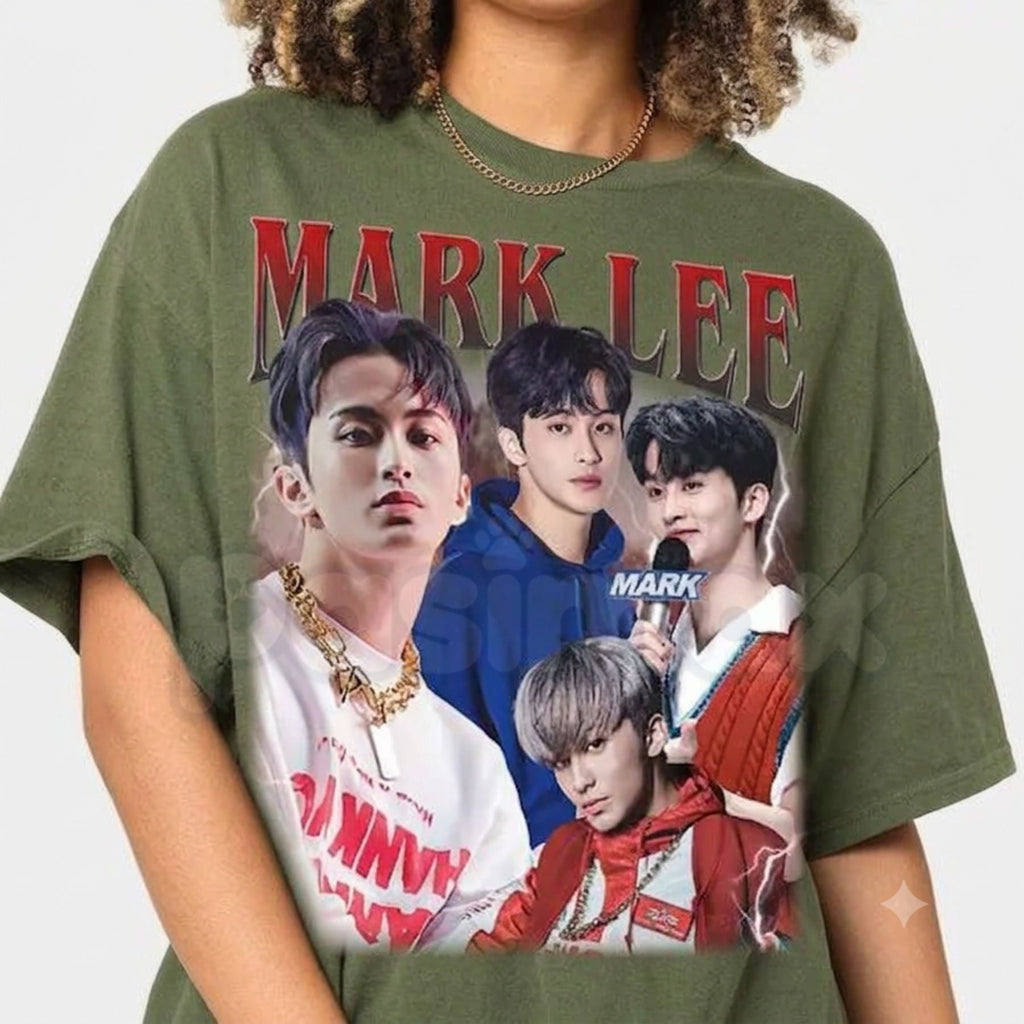 Vintage Mark Lee NCT Dream T-Shirt – 90s Bootleg Rap Tee Style K-Pop Unisex Graphic Merchandise