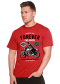 Spun Bamboo Forever Two Wheel Men's Bamboo Viscose/Organic Cotton Short Sleeve Graphic T-Shirt — main product shot