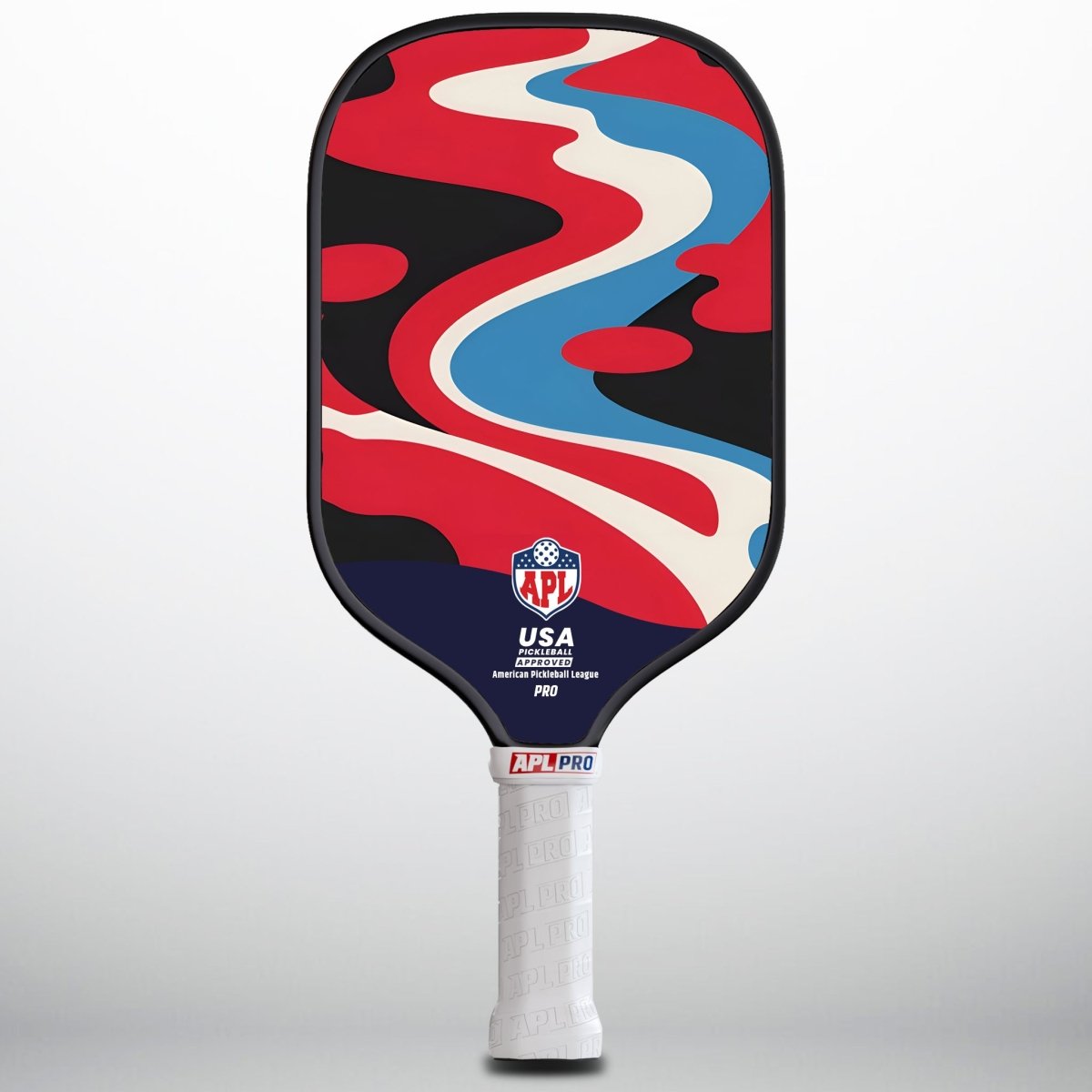APL - Curved Patterns Pickleball Paddle | 16mm Carbon Fiber | Best Pickleball Paddles | American Pickleball League