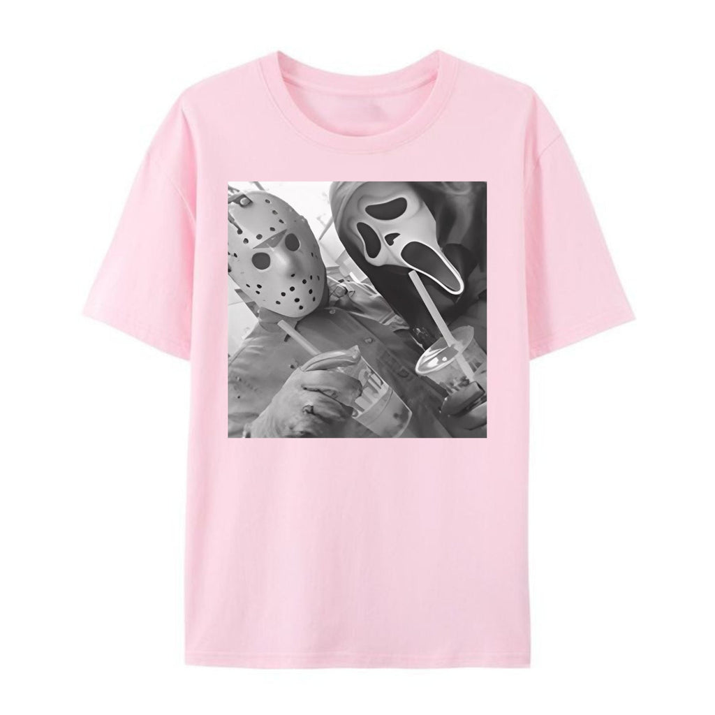 Pasimax JASON & GHOSTFACE T-Shirt — lifestyle context