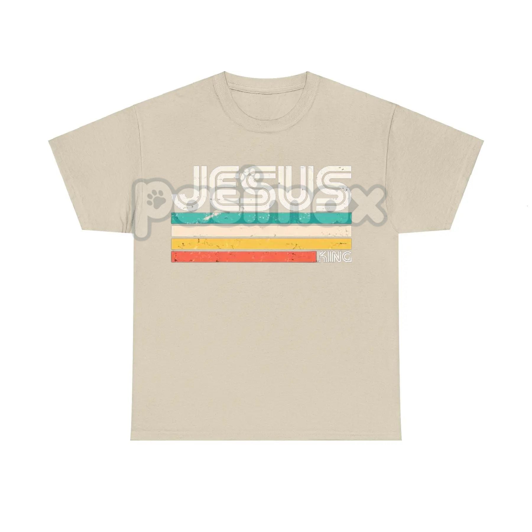 Pasimax Classic Vintage Jesus Graphic Tee - Retro Faith Menswear Shirt, Timeless Statement Top — lifestyle context