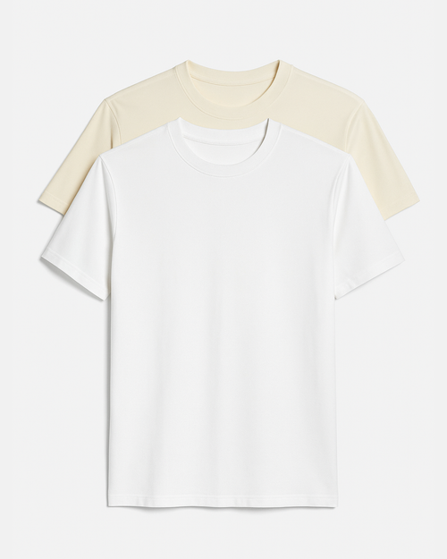 Buki Buki Cinqo Tech Tee 2-Pack - White/Maize — main product shot