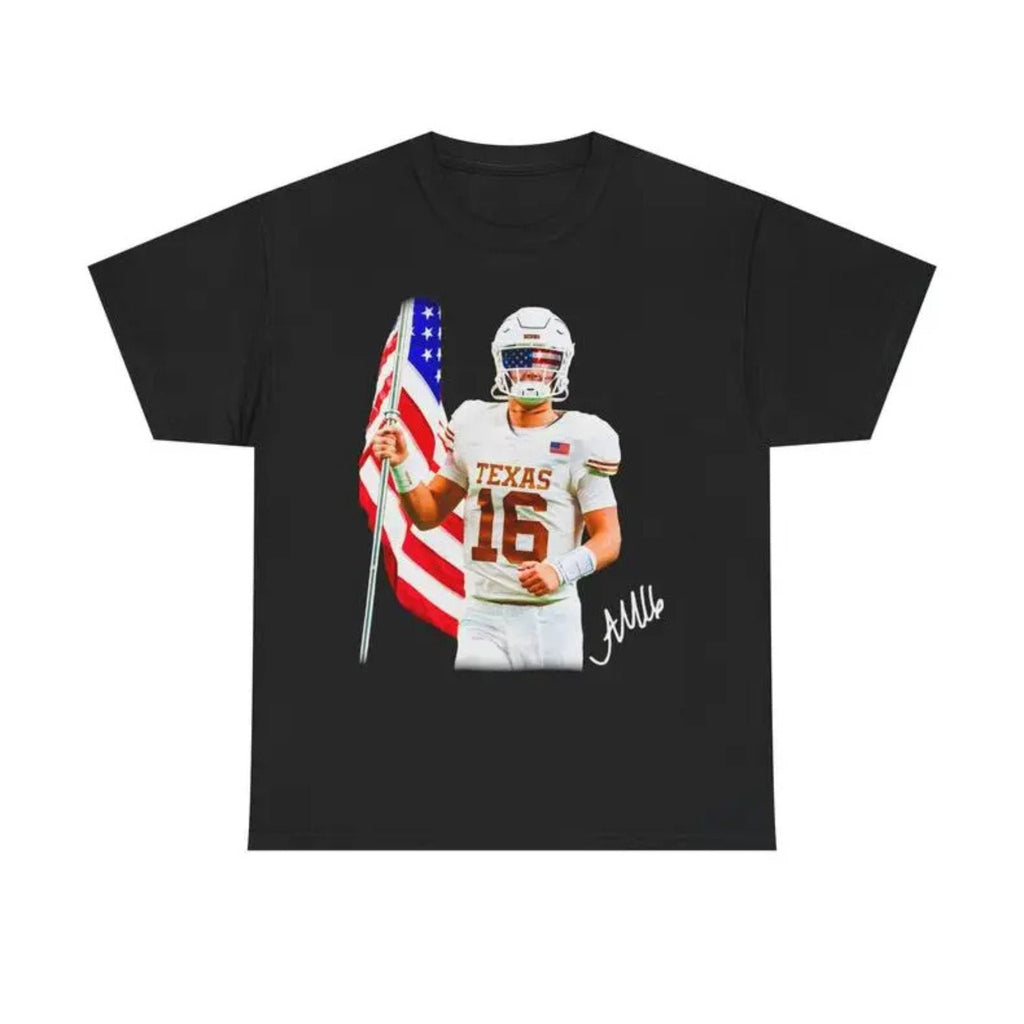 Pasimax Arch Manning USA T-Shirt — lifestyle context