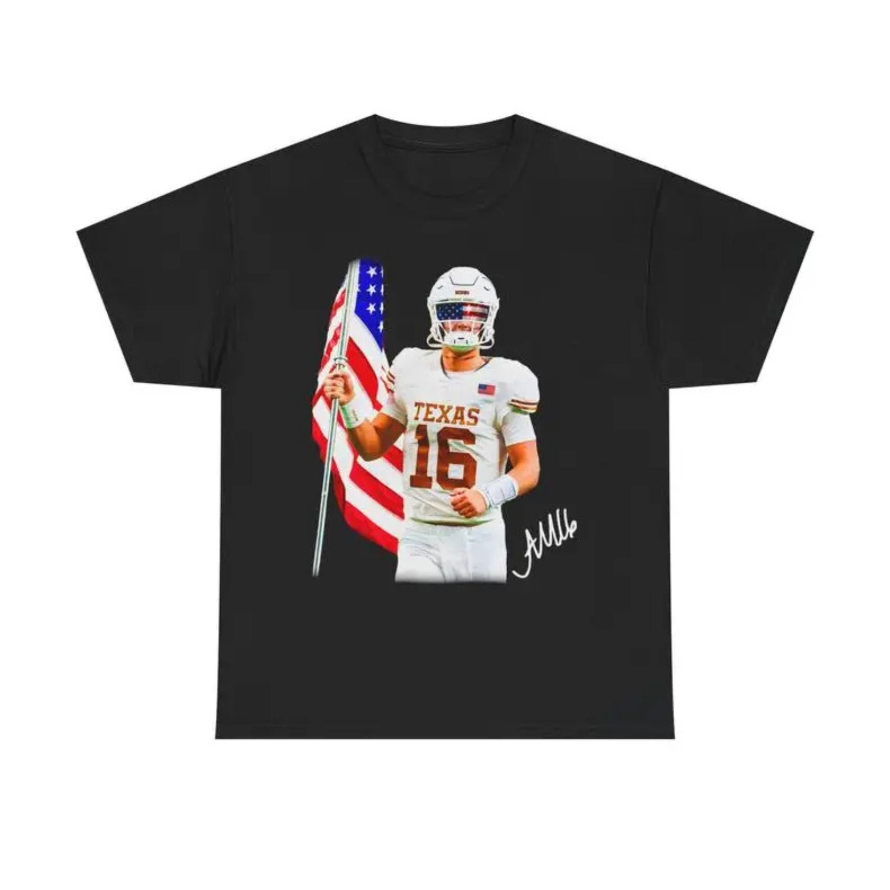 Pasimax Arch Manning USA T-Shirt — lifestyle context
