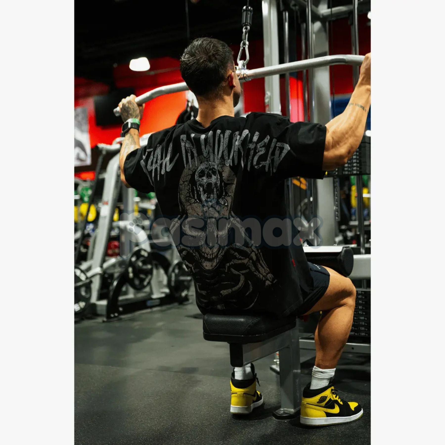 Pasimax IS x BXACTIV "All In Your Head" Oversized T-Shirt — lifestyle context