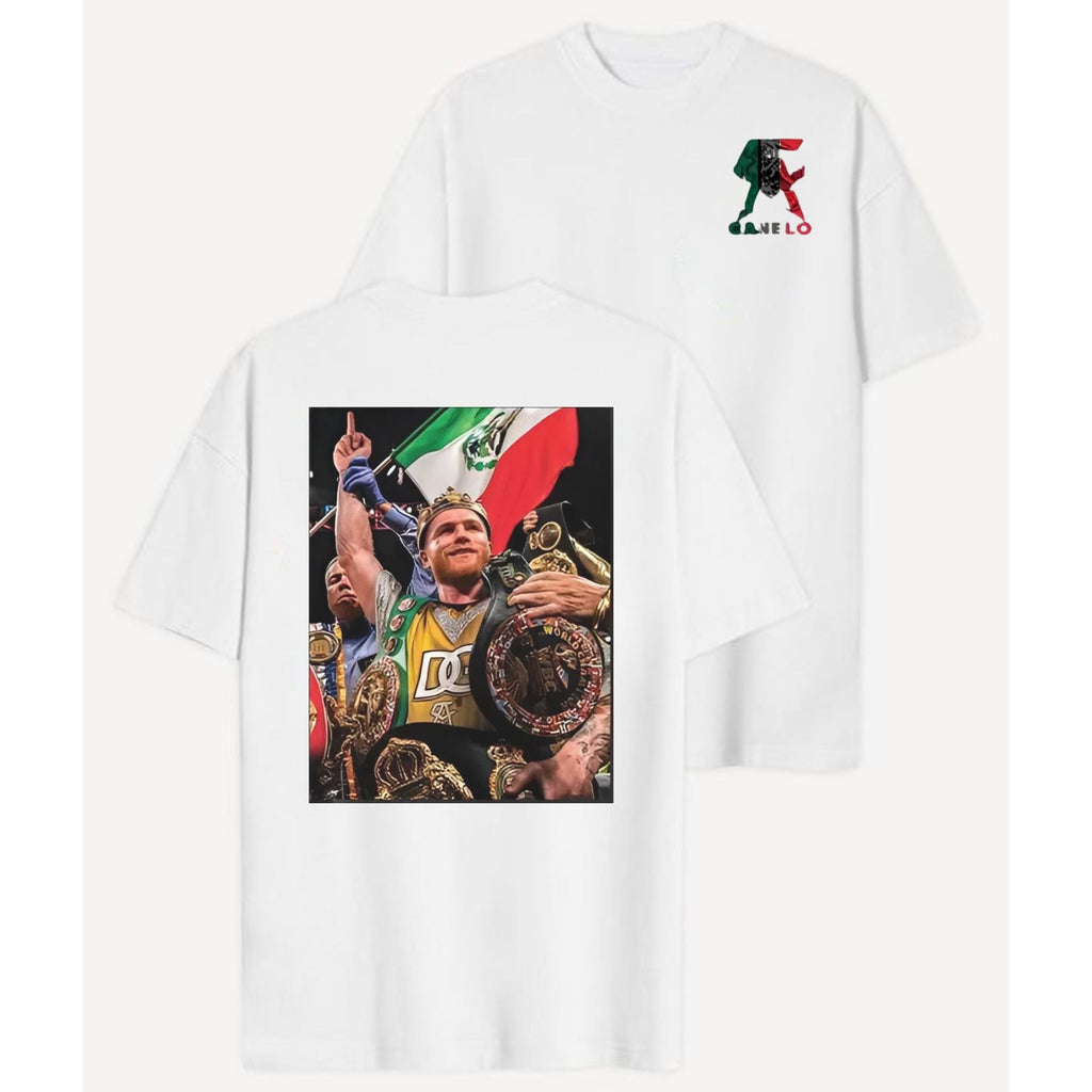 Pasimax Canelo 2-Sided T-Shirt — lifestyle context