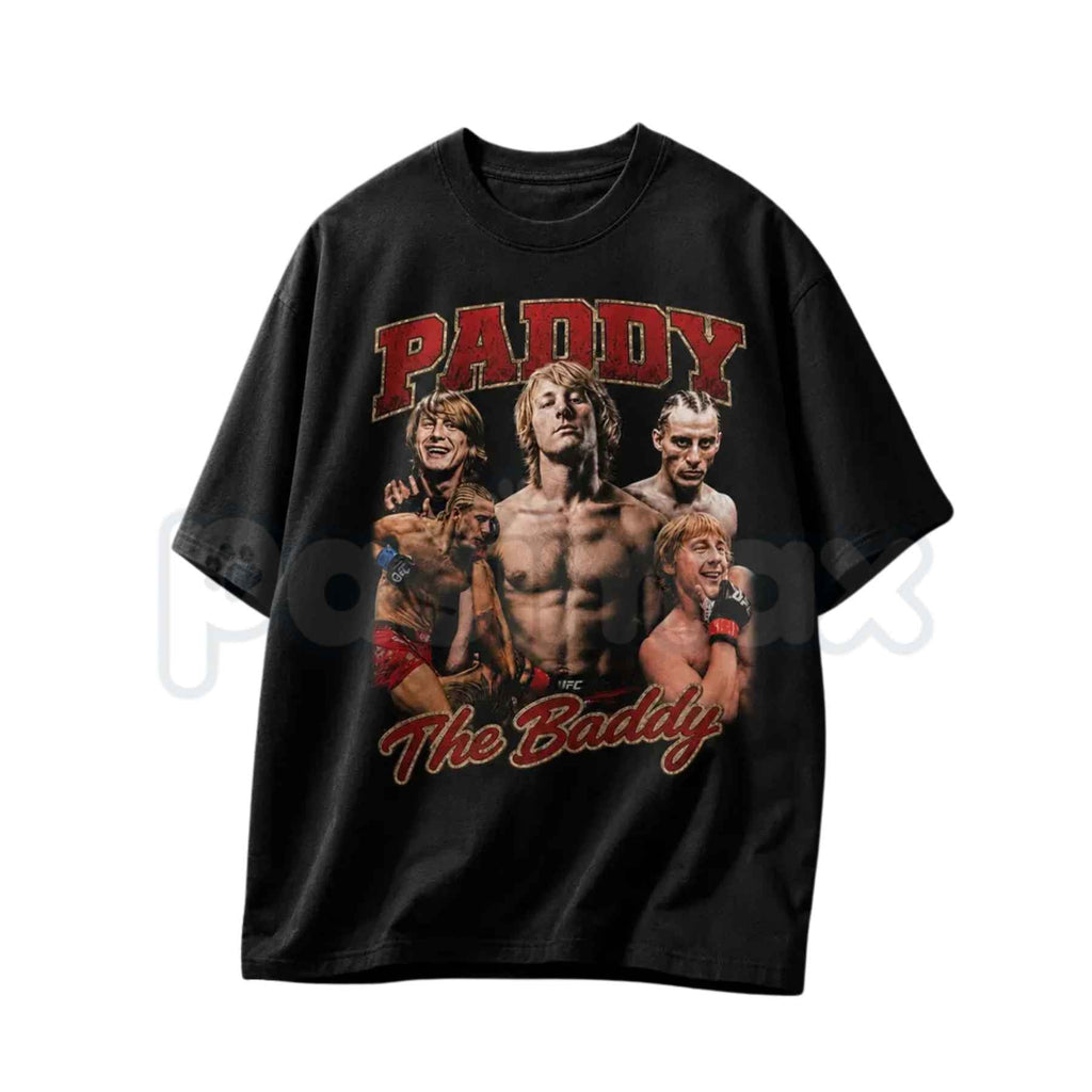 Paddy The Baddy UFC Graphic T-Shirt – Vintage MMA Fight Night Unisex Cotton Tee
