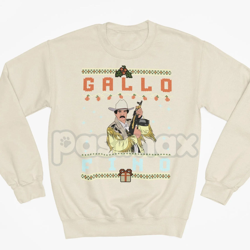 Pasimax "Gallo Fino" Sweatshirt | Classy Fine Rooster Spanish Idiom Crewneck | Dapper Latino Statement Apparel — lifestyle co