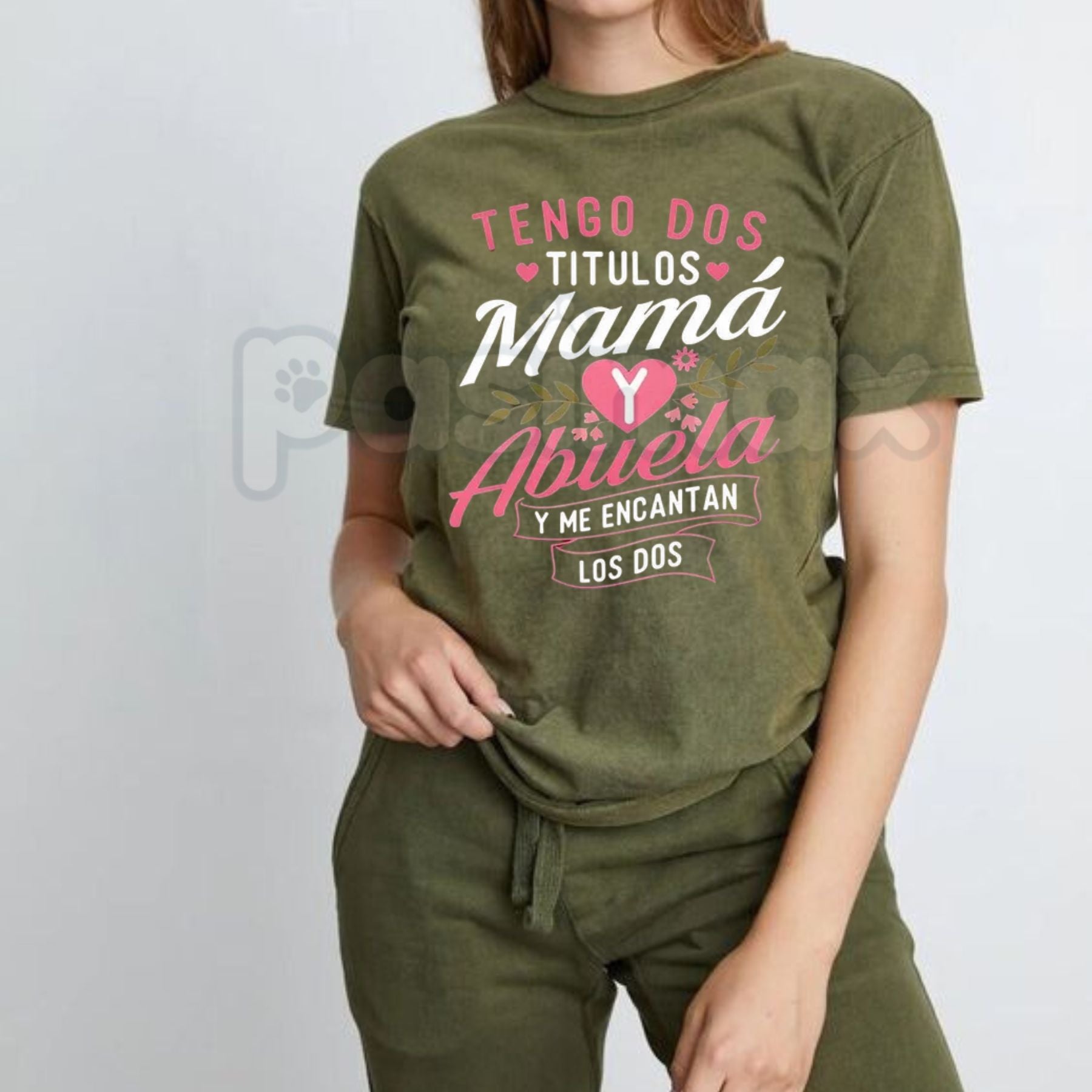 "Mom and Grandma" Two Titles T-Shirt – Heartwarming Mother's Day Graphic Tee, Remastered Heavy Cotton Matriarch Top, Soft Lived-In Heavyweight Family Legacy Shirt, Made in USA