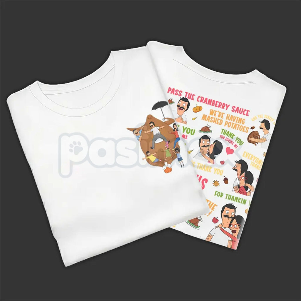 Pasimax Thanksgiving Song T-Shirt - Happy Thanksgiving Fashion Cotton Tee, Full Colors Full Sizes, Unisex Holiday Apparel — l