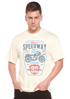 Spun Bamboo Speedway Motorcycle Spun Bamboo® Men's Bamboo Viscose/Organic Cotton Short Sleeve Graphic T-Shirt — main product 