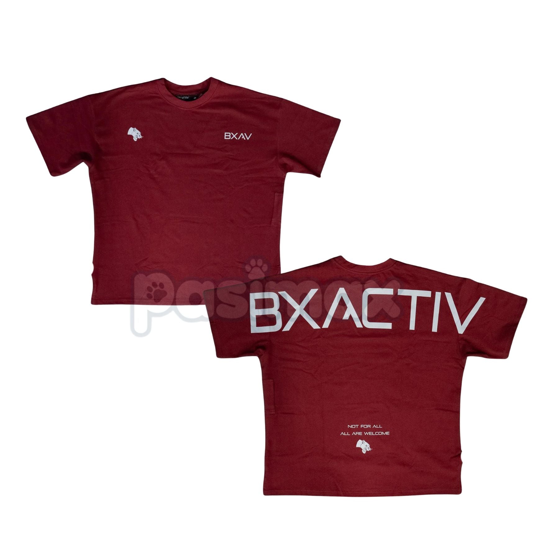 Pasimax BXACTIV Logo T-Shirt - Unisex Classic Brand Graphic Tee, Modern Streetwear Apparel, Soft Cotton Trendy Slogan Shirt —