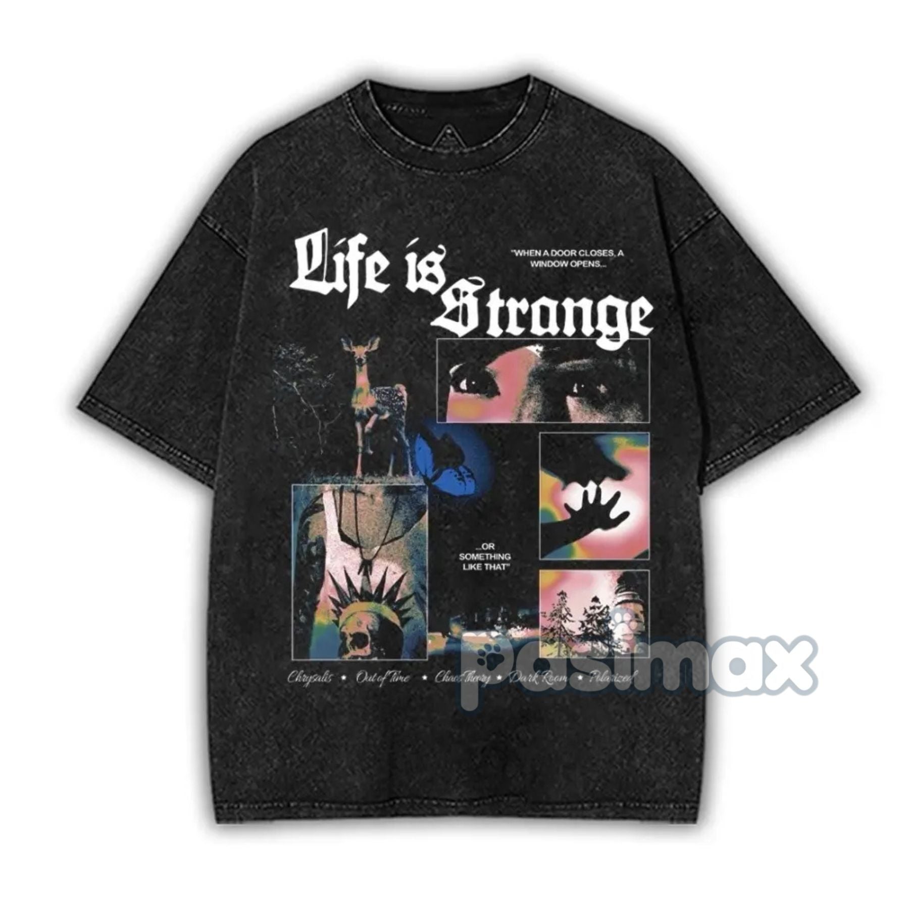 Pasimax Life is Strange Washed T-Shirt — lifestyle context