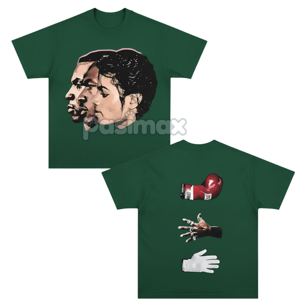 Pasimax Vintage TYSON JORDAN JACKSON T-Shirt - Unisex Big Face Celebrity Tee, Basketball Graphic Shirt — lifestyle context