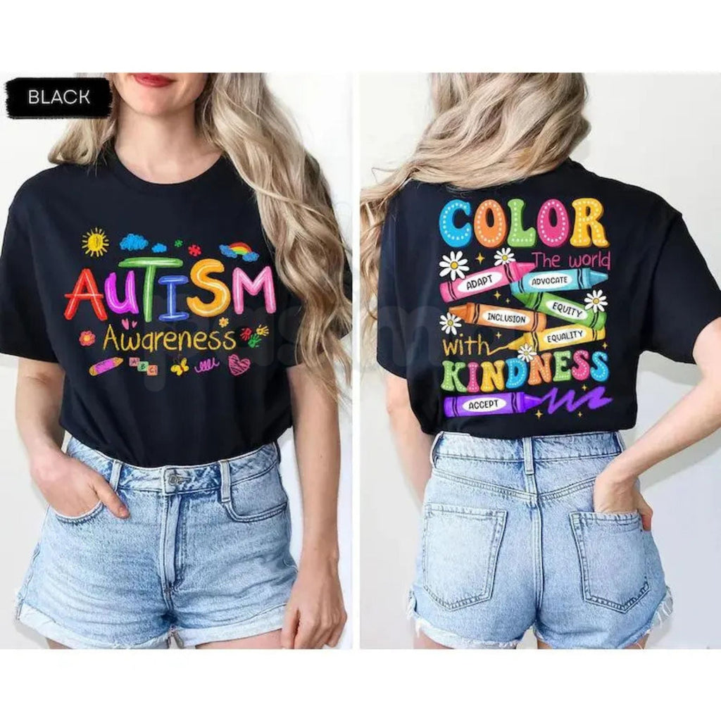 Pasimax "SPED Teacher" 2-Sided Autism Awareness T-Shirt — lifestyle context