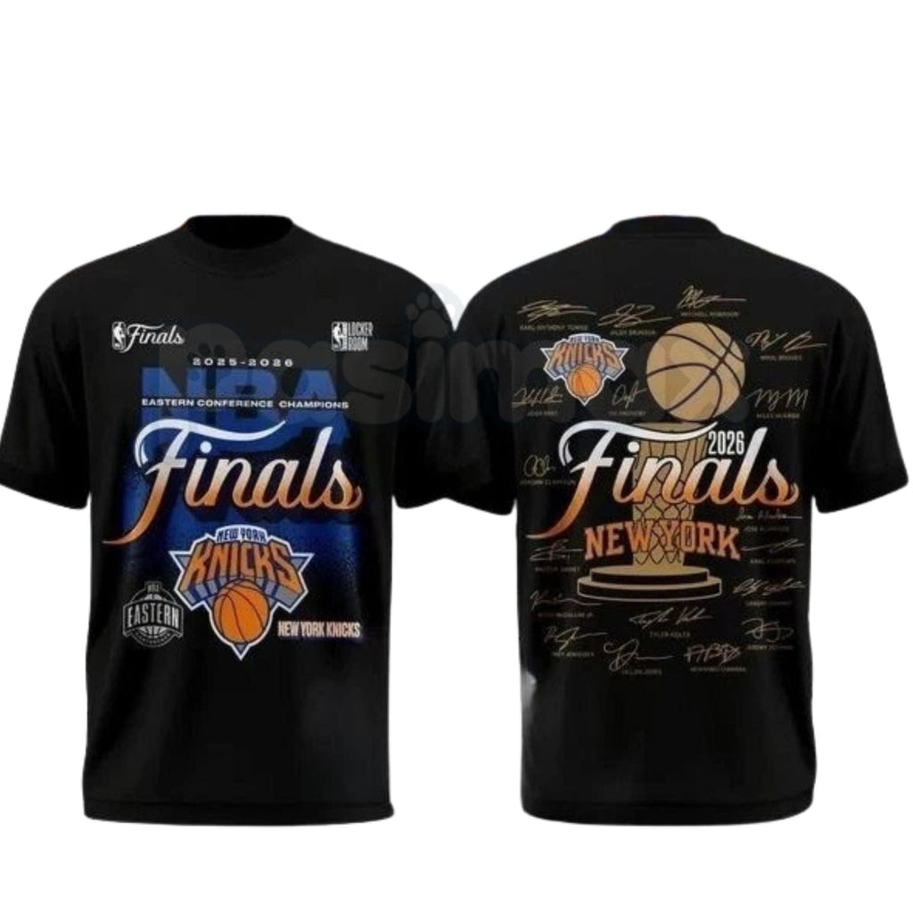 New York Knicks 2026 NBA Finals Game Graphic T-Shirt – Vintage Premium Sports Fan Tee