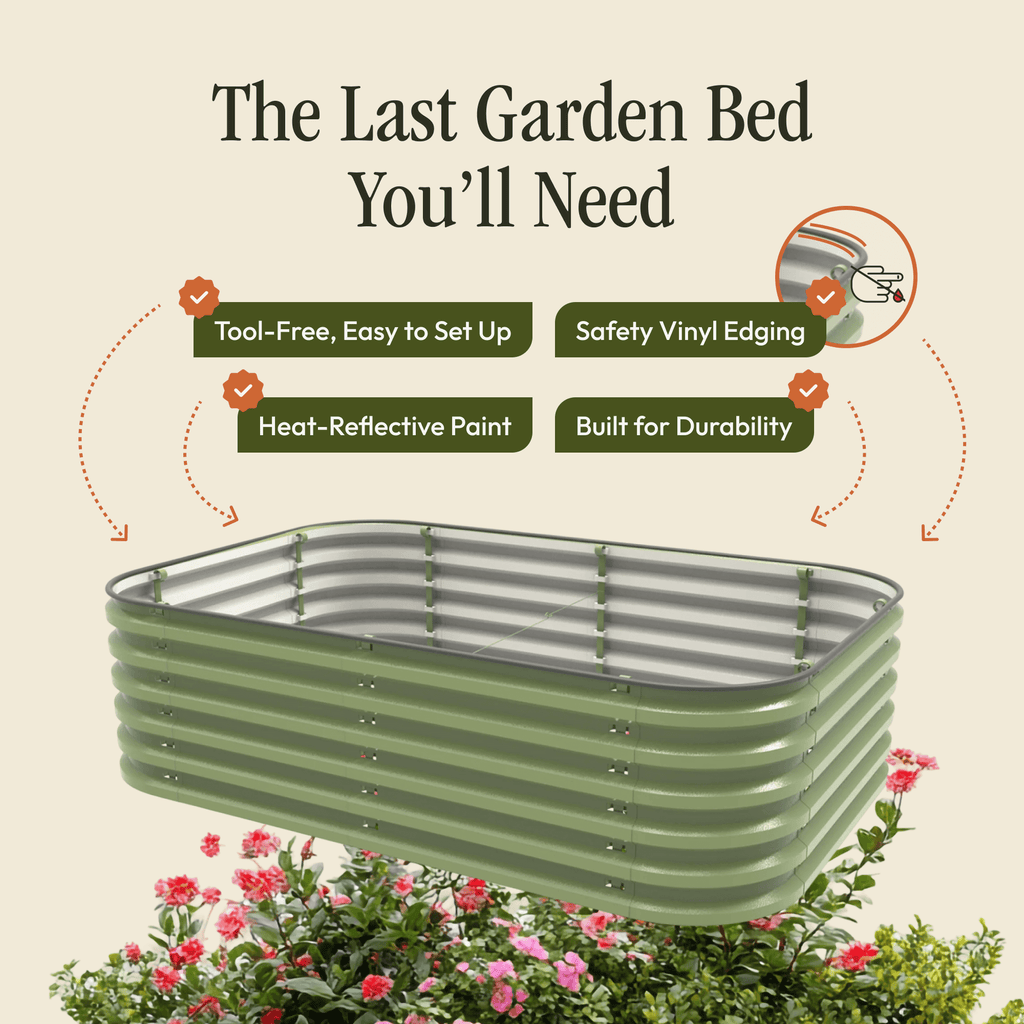 Gro-Rite "No Tools Needed" Premium Metal Raised Garden Bed Kit – Gro-Rite Garden Global LLC