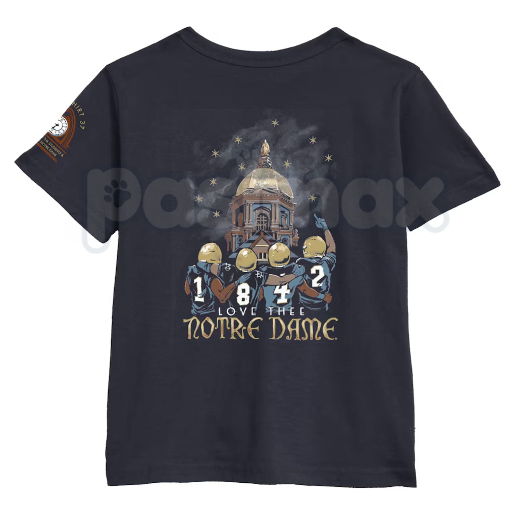 Toddler Notre Dame "The Shirt" 2026 – Official Collegiate Wear Navy Fighting Irish Tee, Premium 100% Cotton ND Football Graphic Top, Soft Lived-In Heavyweight Youth Fan Shirt, Made in USA