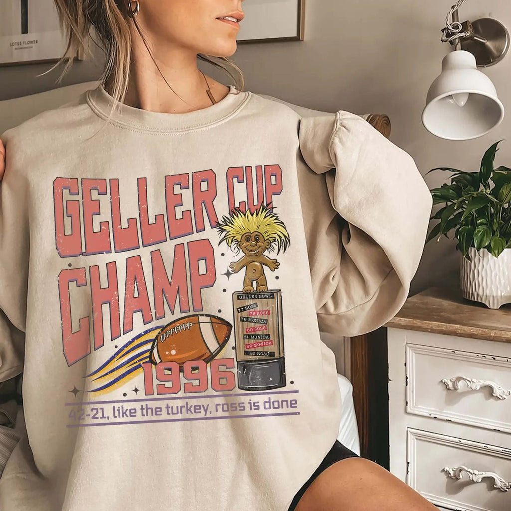 Pasimax Geller Bowl Friendsgiving Sweatshirt — lifestyle context