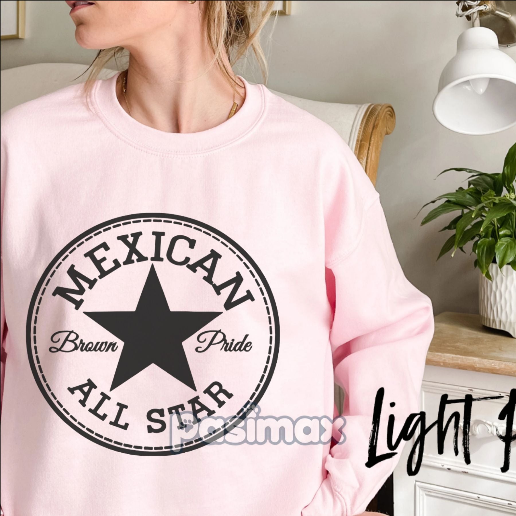 Pasimax Mexican Brown Pride Chicano Sweatshirt — side view