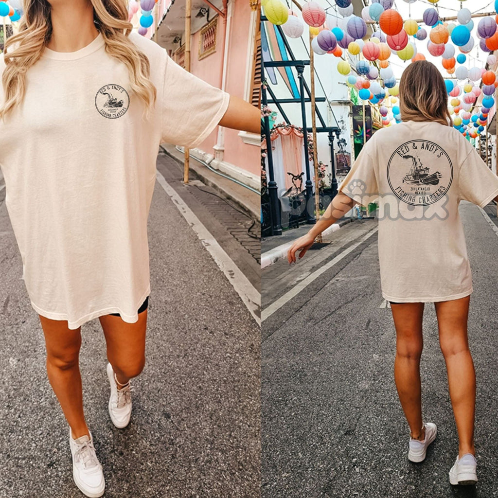Pasimax Andy and Red's Boat Repair T-Shirt — lifestyle context