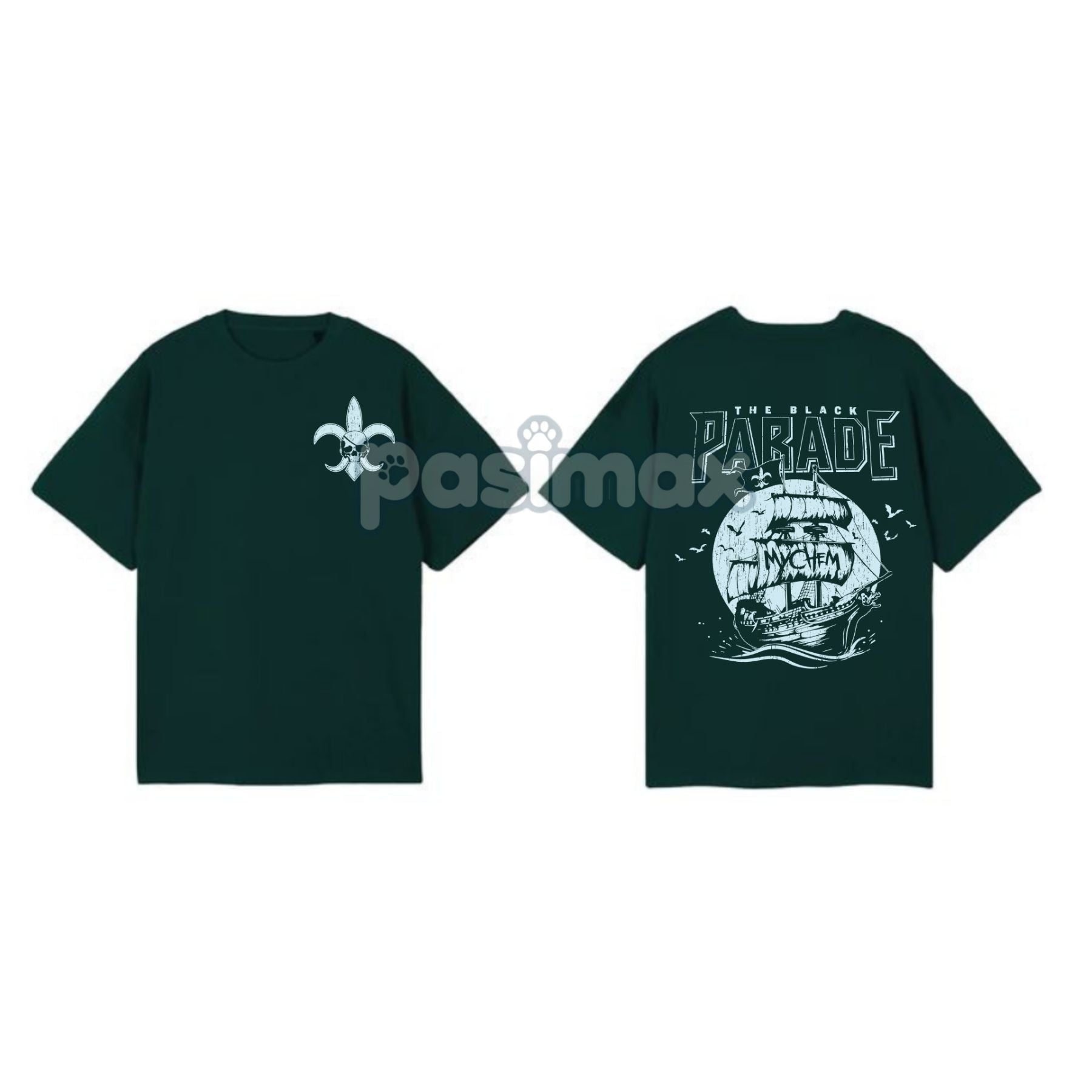 Pasimax Official My Chemical Romance Black Parade 2025 Tour T-Shirt — lifestyle context