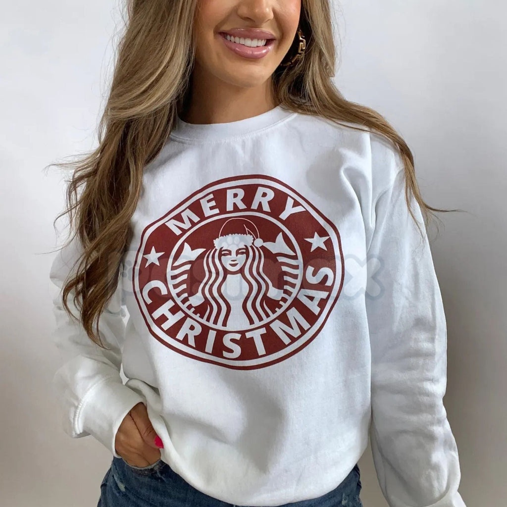 Pasimax Merry Christmas Graphics Sweatshirt | Festive Holiday Design Jumper | Classic Xmas Cheer Crewneck | Fun Christmas App