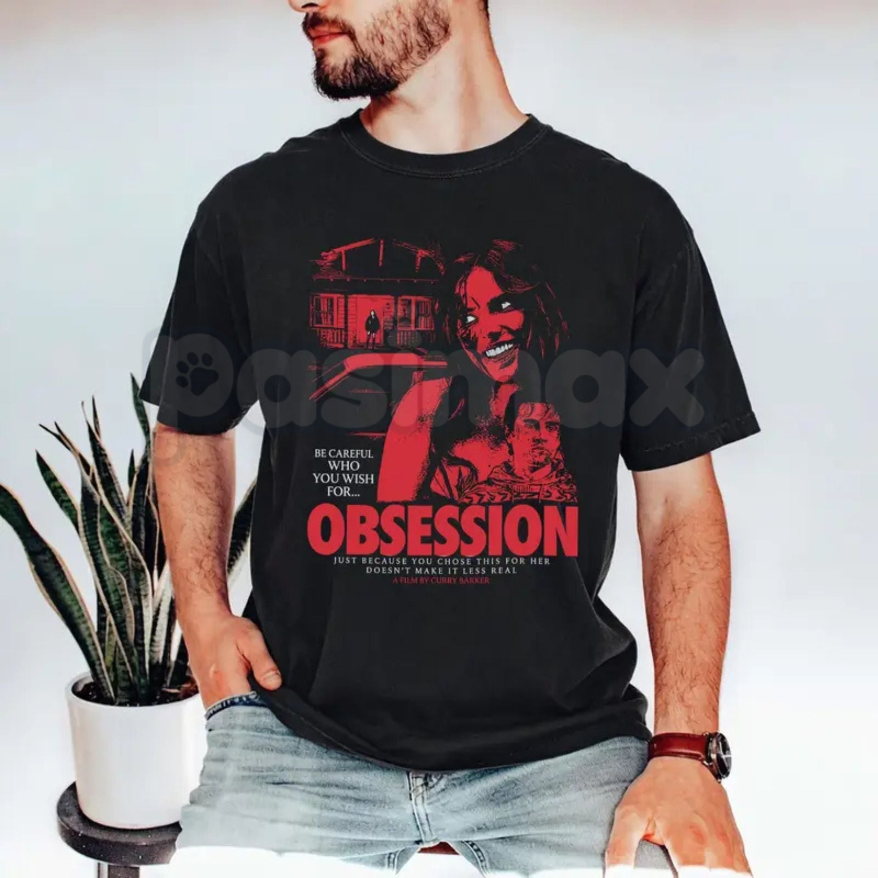 Comfort Colors® One Wish Willow Horror Film Shirt – Vintage Obsession Graphic Unisex Tee, Distressed Retro Cinema Top, Scary Movie Fan Gift