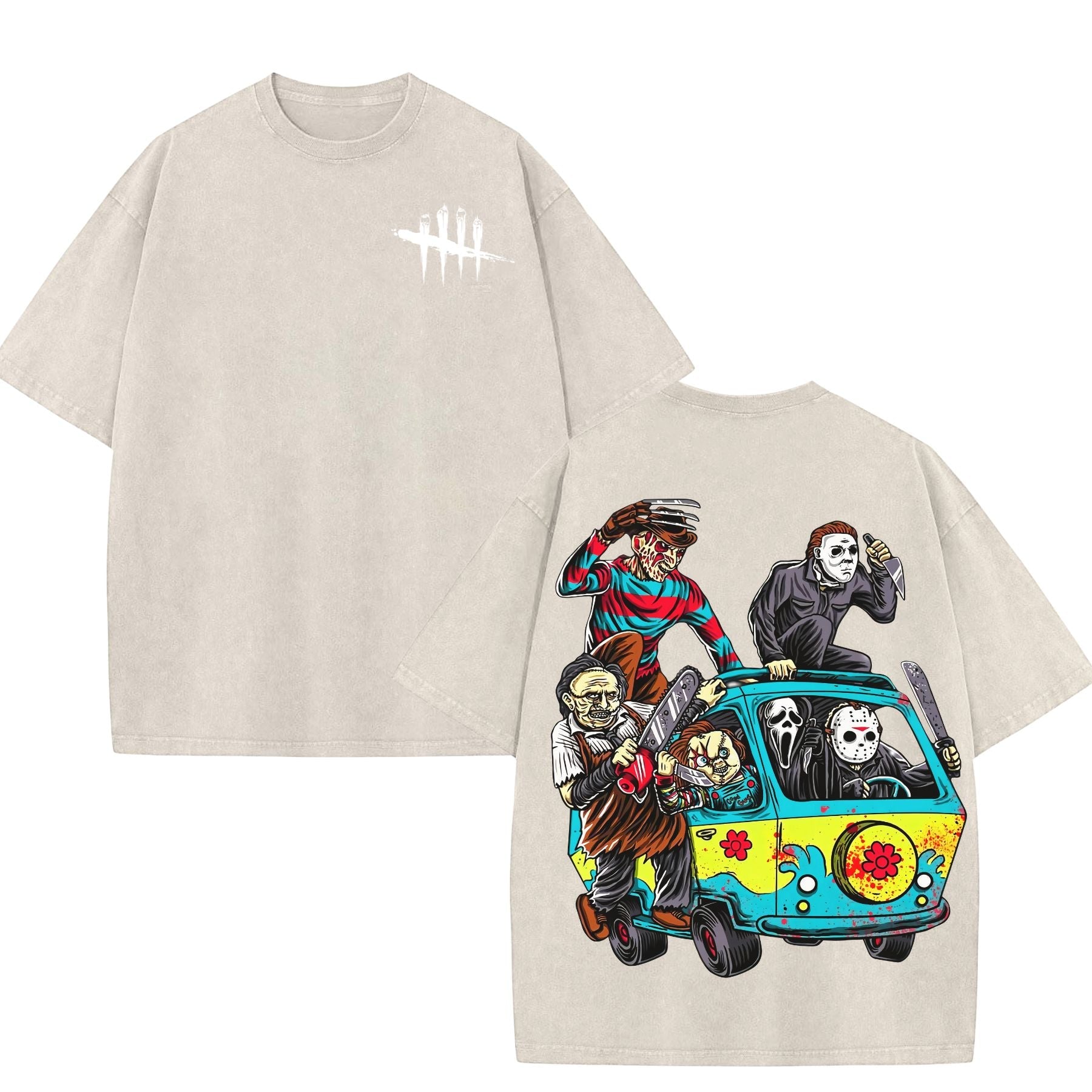 Pasimax Halloween Scary Cartoon Character Print Dead By Daylight — side view