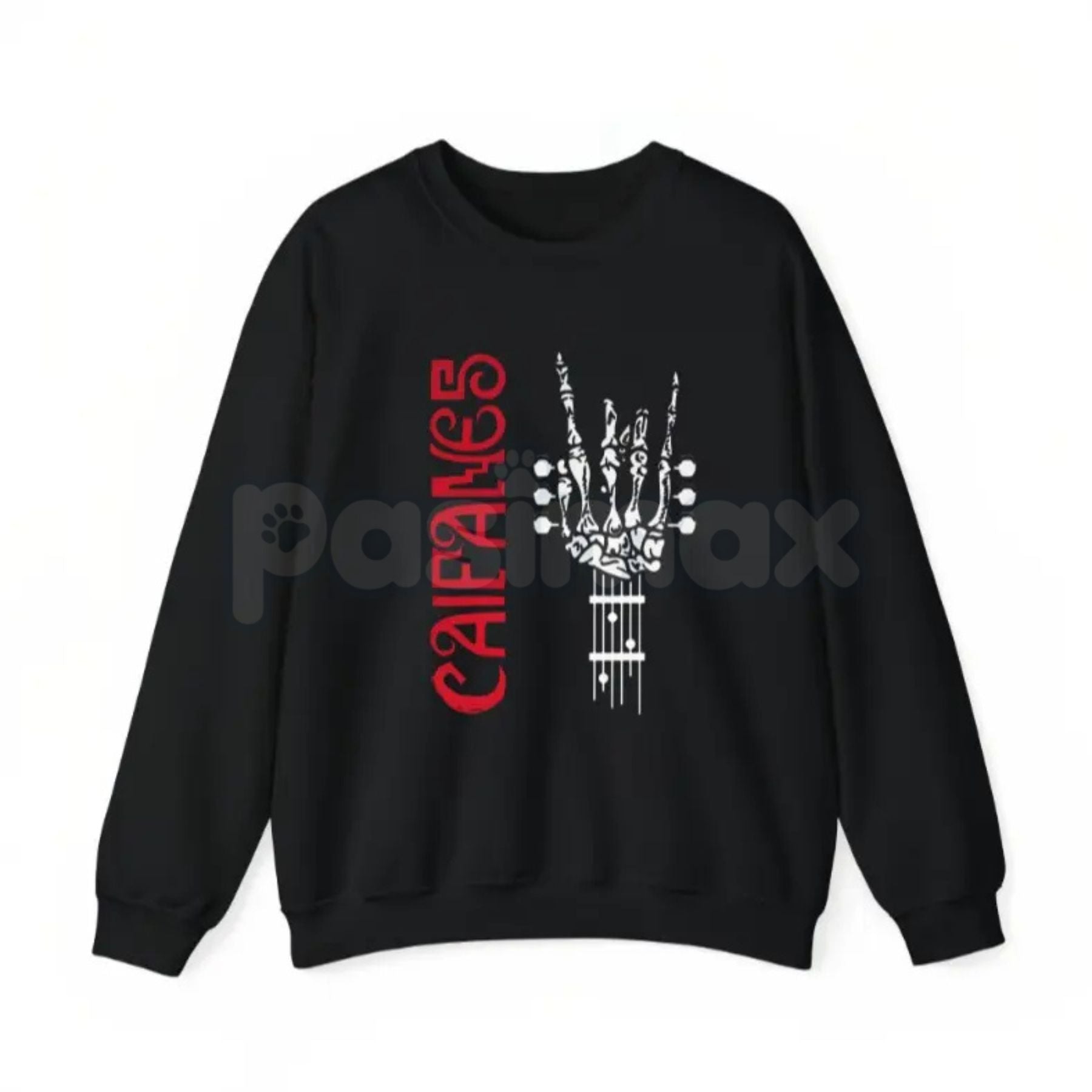 Pasimax Rock The Silence Caifanes Group – Skull Print Graphic Tee, Retro Rock Hoodie & Sweatshirt — lifestyle context