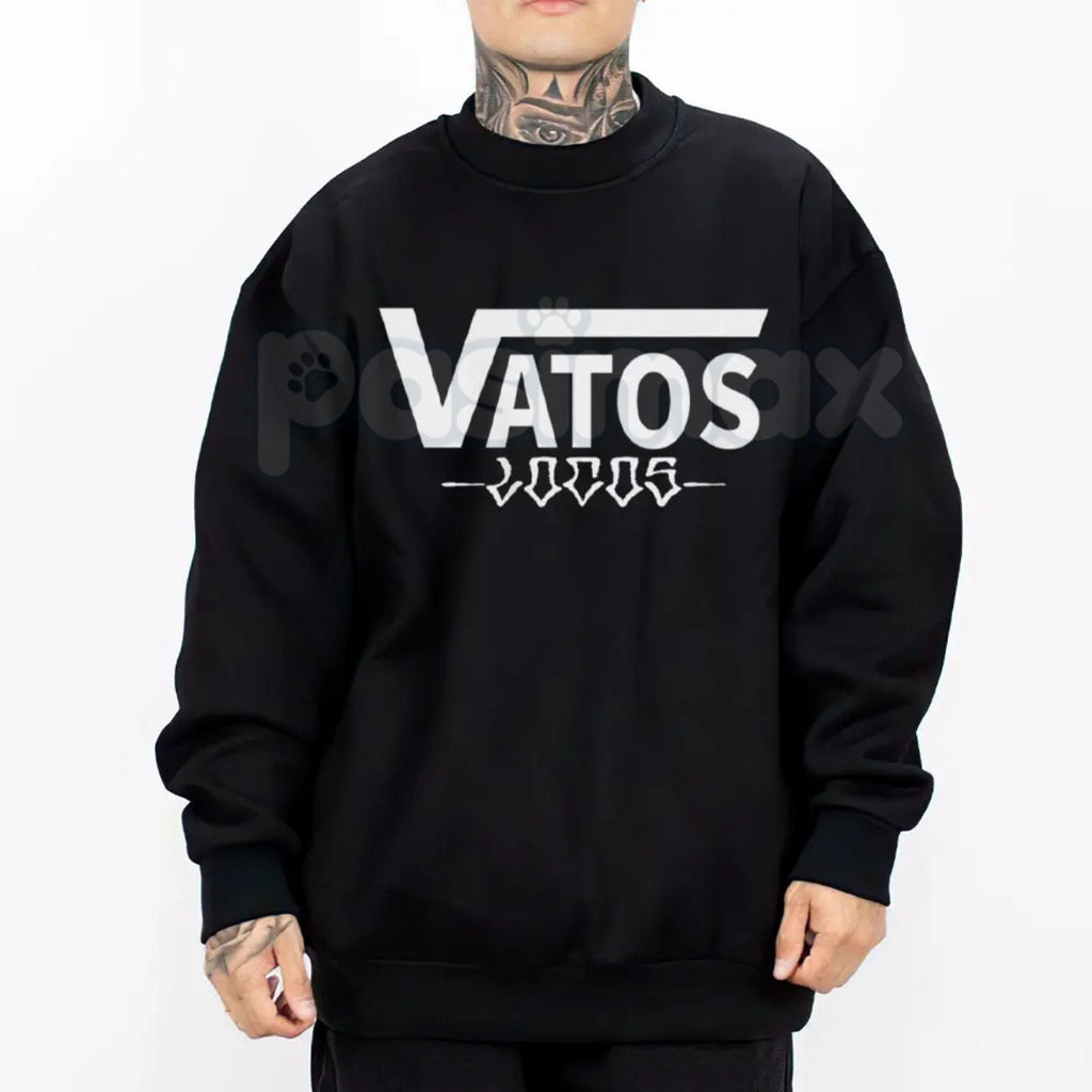 Pasimax Chicano Clothing Vatos Loc Forever El Gallo Negro – Lowrider Oversized Graphic Tee, Heavy Sweatshirt & Hoodie — lifes