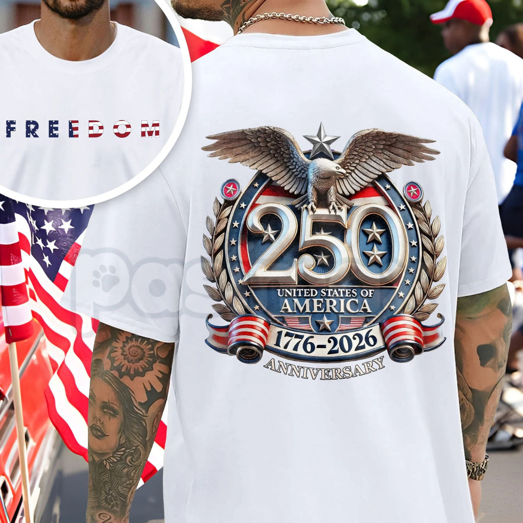 Official Freedom 250th Anniversary T-Shirt – USA 250 Years Independence 1776–2026 Graphic Tee