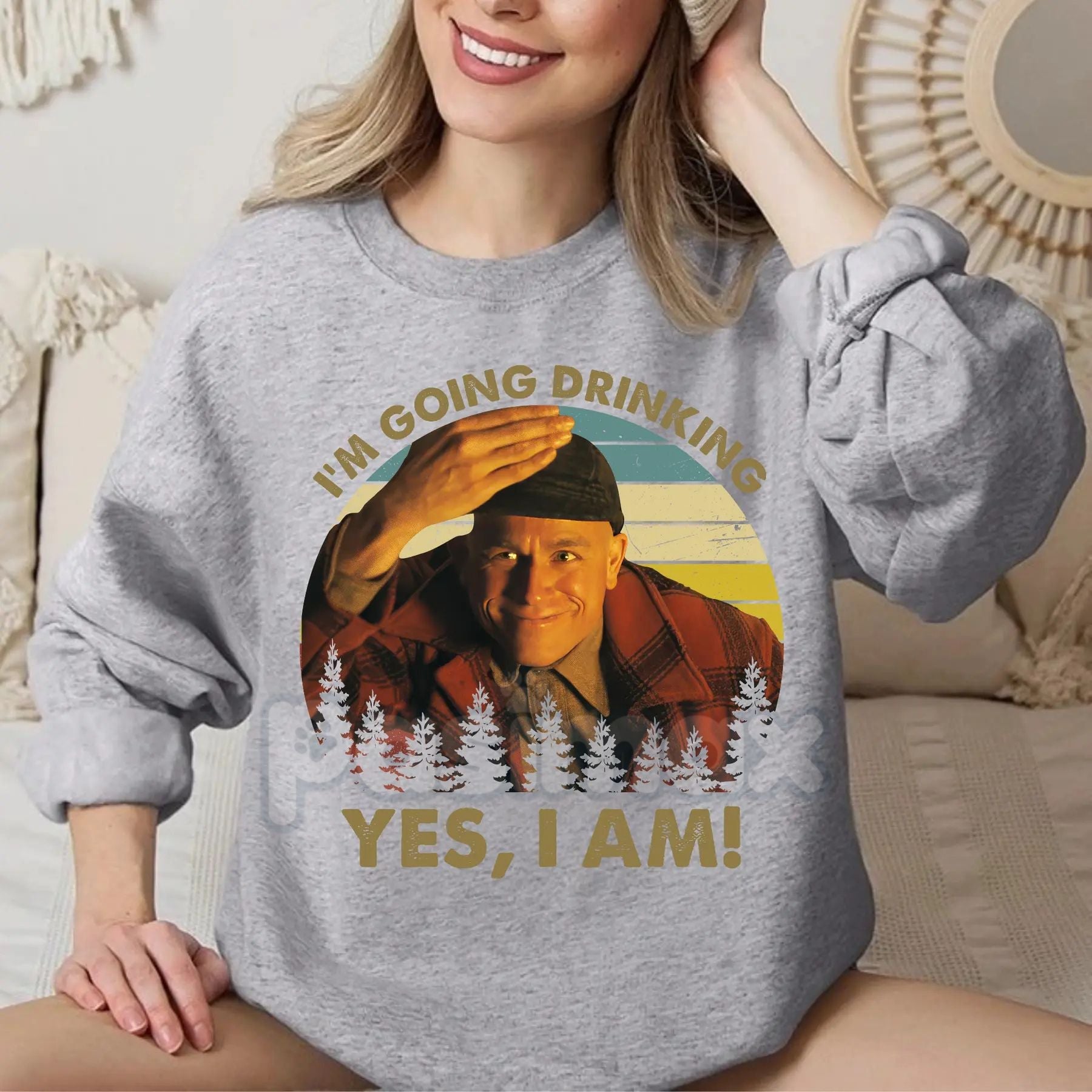 Pasimax The Plainfield Tavern Tour: "I'm Going Drinking Ed Gein" Sweatshirt – Dark Humor — lifestyle context