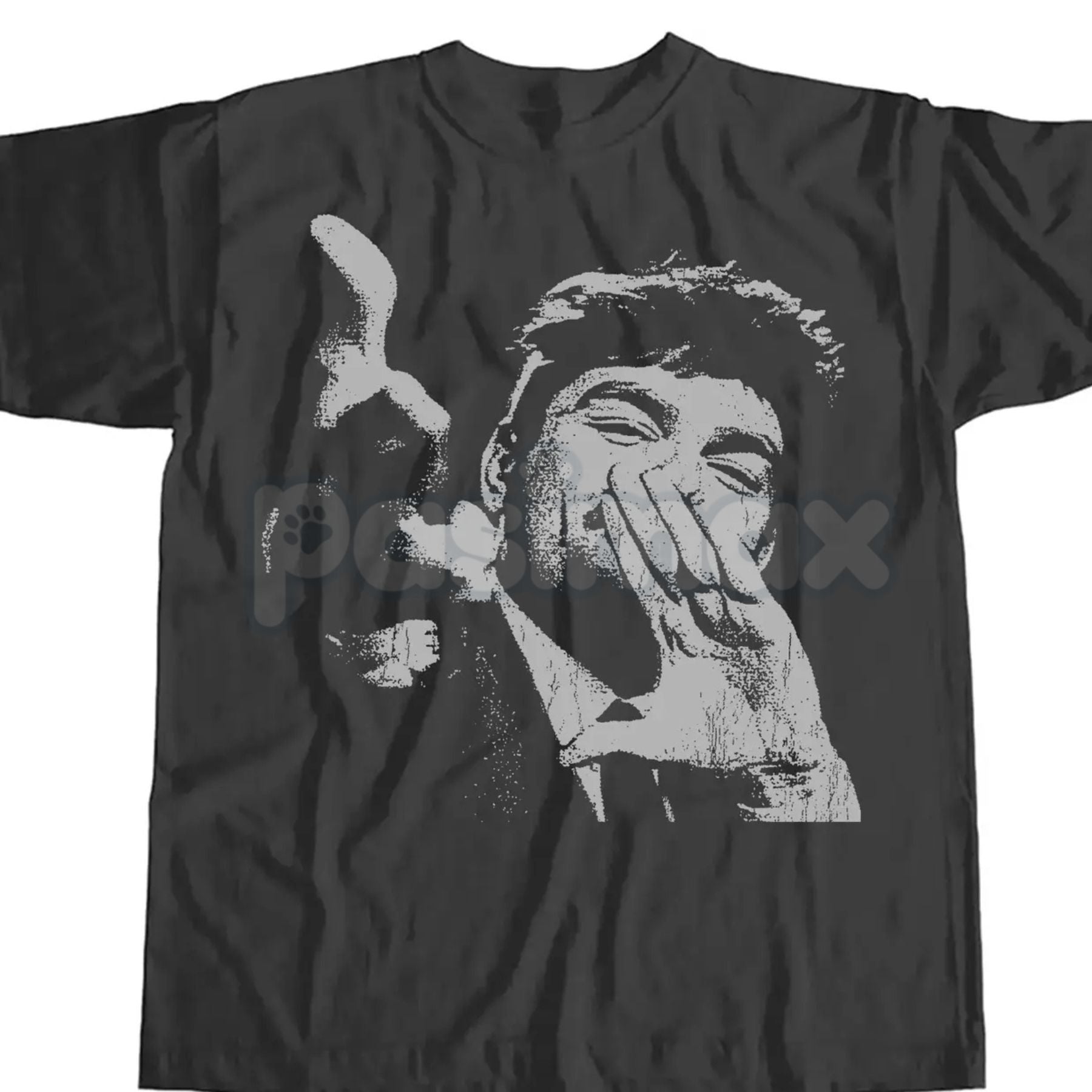 Pasimax Fuentes Wanghaf Concept T-Shirt - Avant-Garde Unisex Streetwear, Minimalist Slogan Tee, Exclusive Modern Apparel Gift