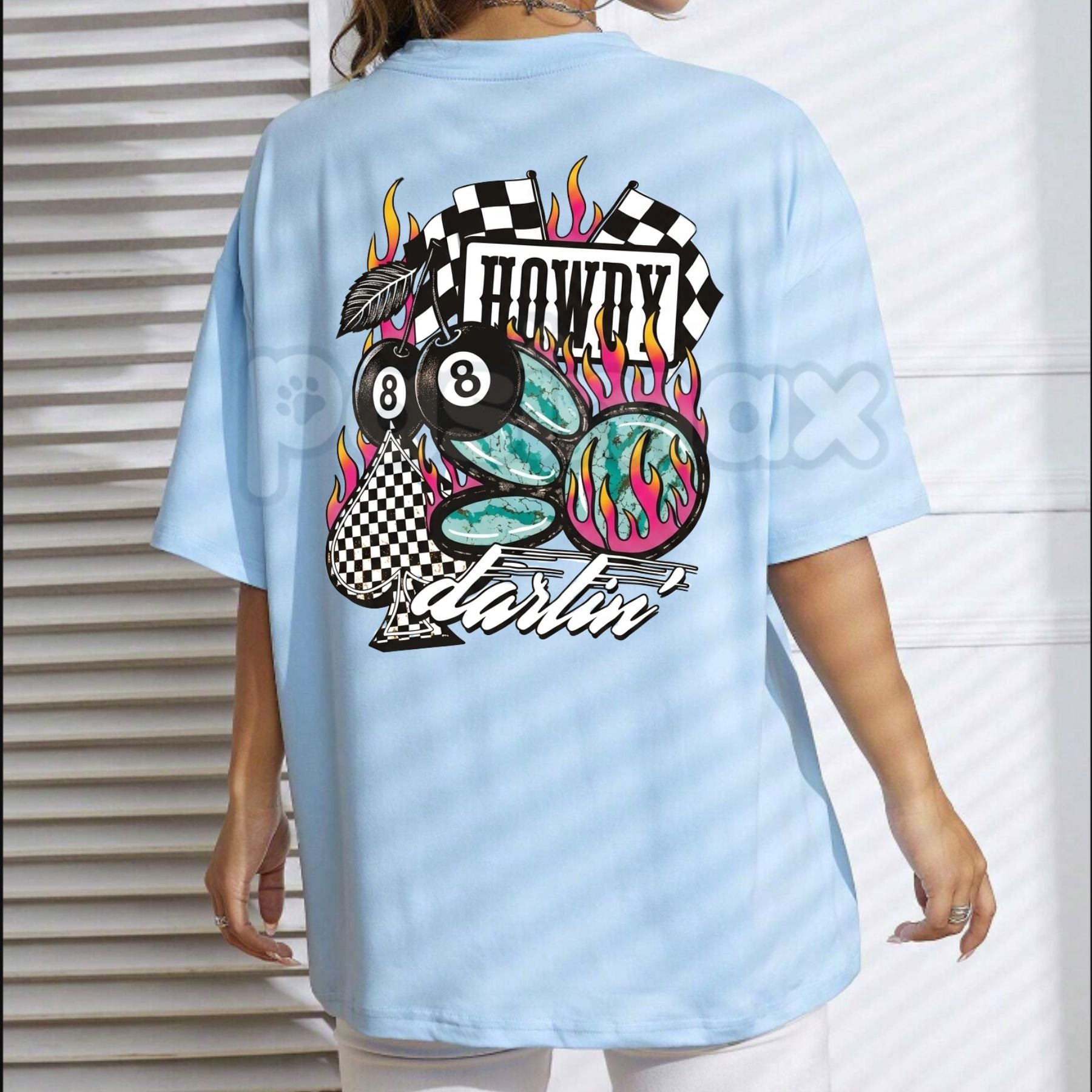 "Howdy Darlin" Graphic T-Shirt – Retro Western Cowboy Aesthetic Tee, Premium 100% Cotton Southern Charm Top, Soft Lived-In Heavyweight Boho Desert Vibe Shirt, Made in USA