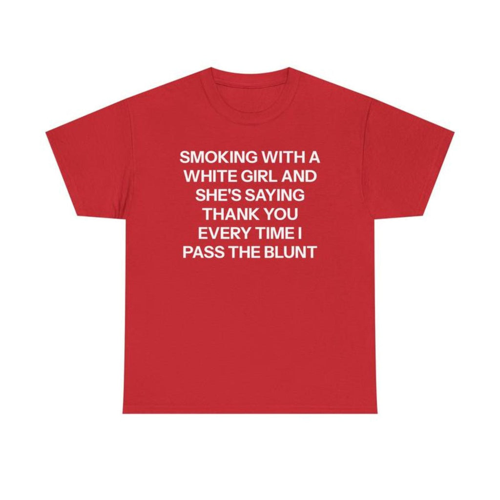Pasimax "She's Saying Thank You" T-Shirt — lifestyle context