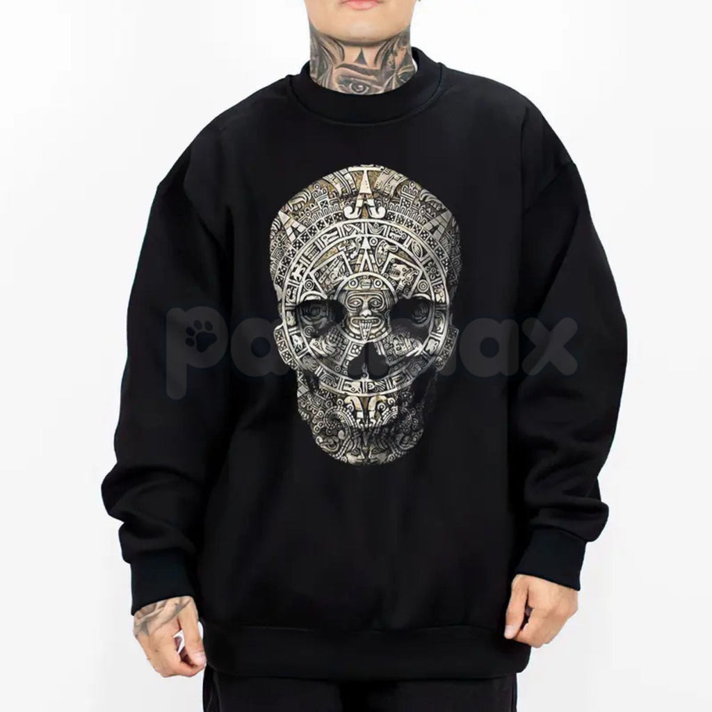 Chicano Skull Art Lowrider Shirt – Oversized Mexican Graphic Hoodie & Heavyweight Streetwear Sweatshirt