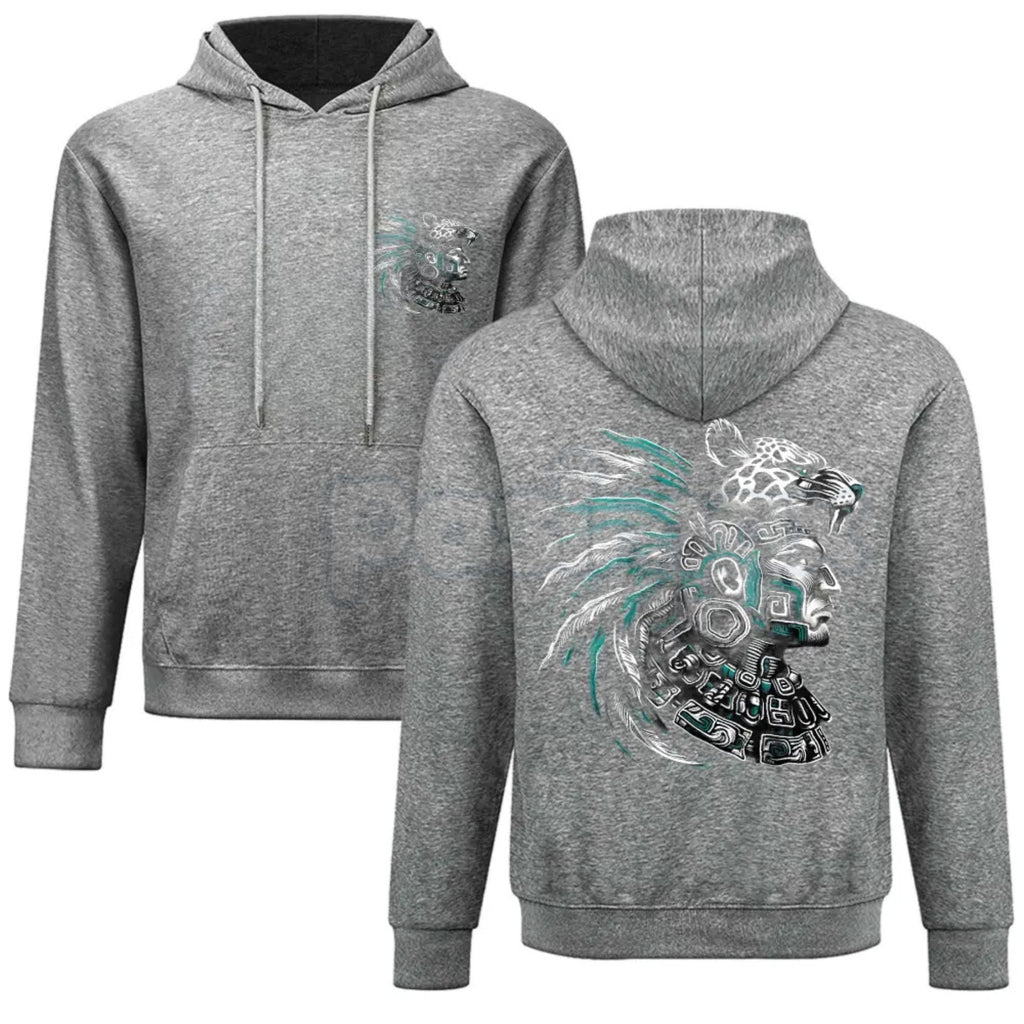 Pasimax Aztec Art Chicano Graphic Oversized Hoodie – Indigenous Mex Clothes Pullover, Unisex Cultural Streetwear — lifestyle 