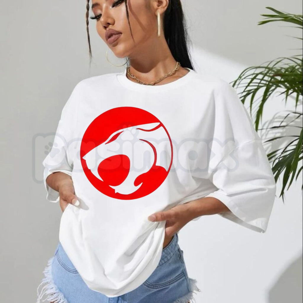 New Cartoon Anime "ThunderCats" T-Shirt – Retro 80s Graphic Tee, Premium 100% Cotton Harajuku Streetwear Top, Soft Lived-In Heavyweight Oversized Fan Fashion, Made in USA