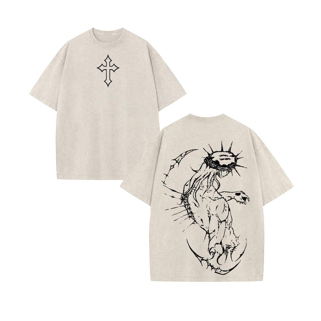 Pasimax Oversized Christian Gym T-Shirt — lifestyle context
