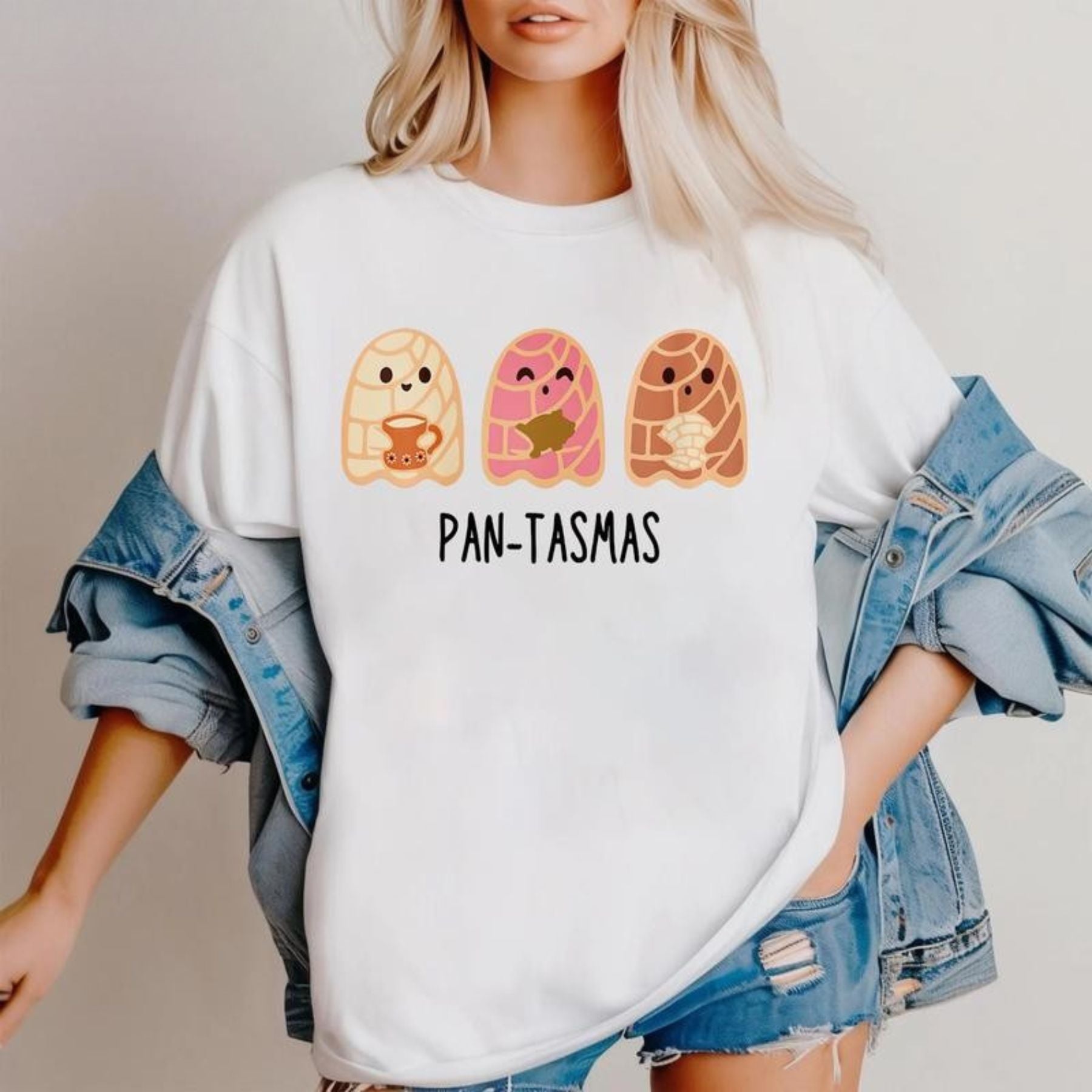 Pasimax Boo-zy Ghost Halloween T-Shirt — lifestyle context