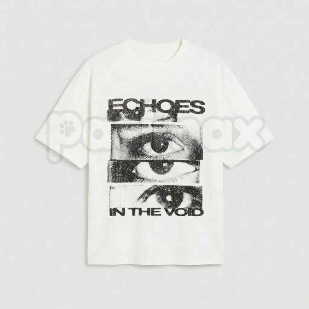 Retro Glitch Art Eye Print Shirt – Vintage Graphic Tees, Cyberpunk Vaporwave Surreal Unisex Cotton T-Shirt
