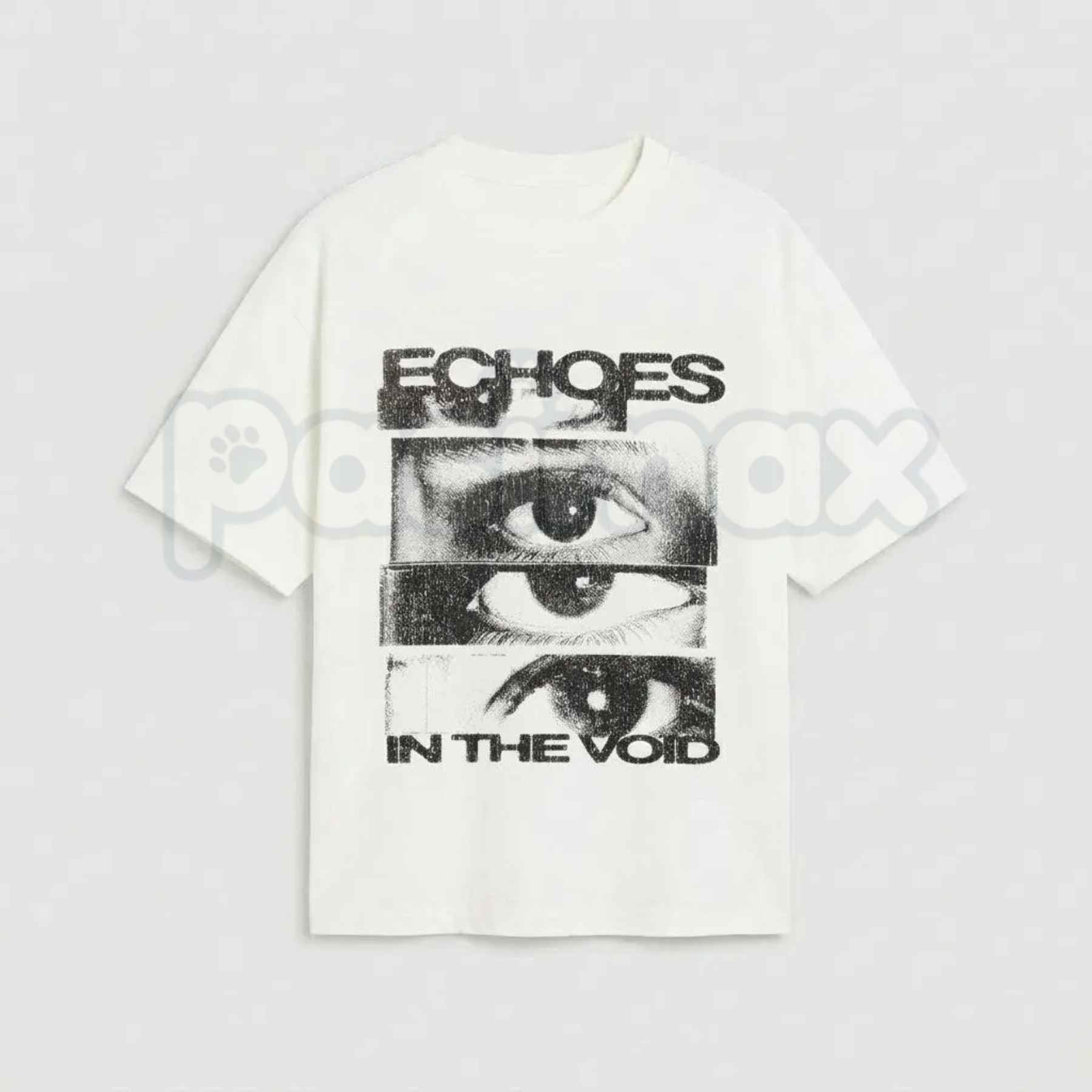 Retro Glitch Art Eye Print Shirt – Vintage Graphic Tees, Cyberpunk Vaporwave Surreal Unisex Cotton T-Shirt